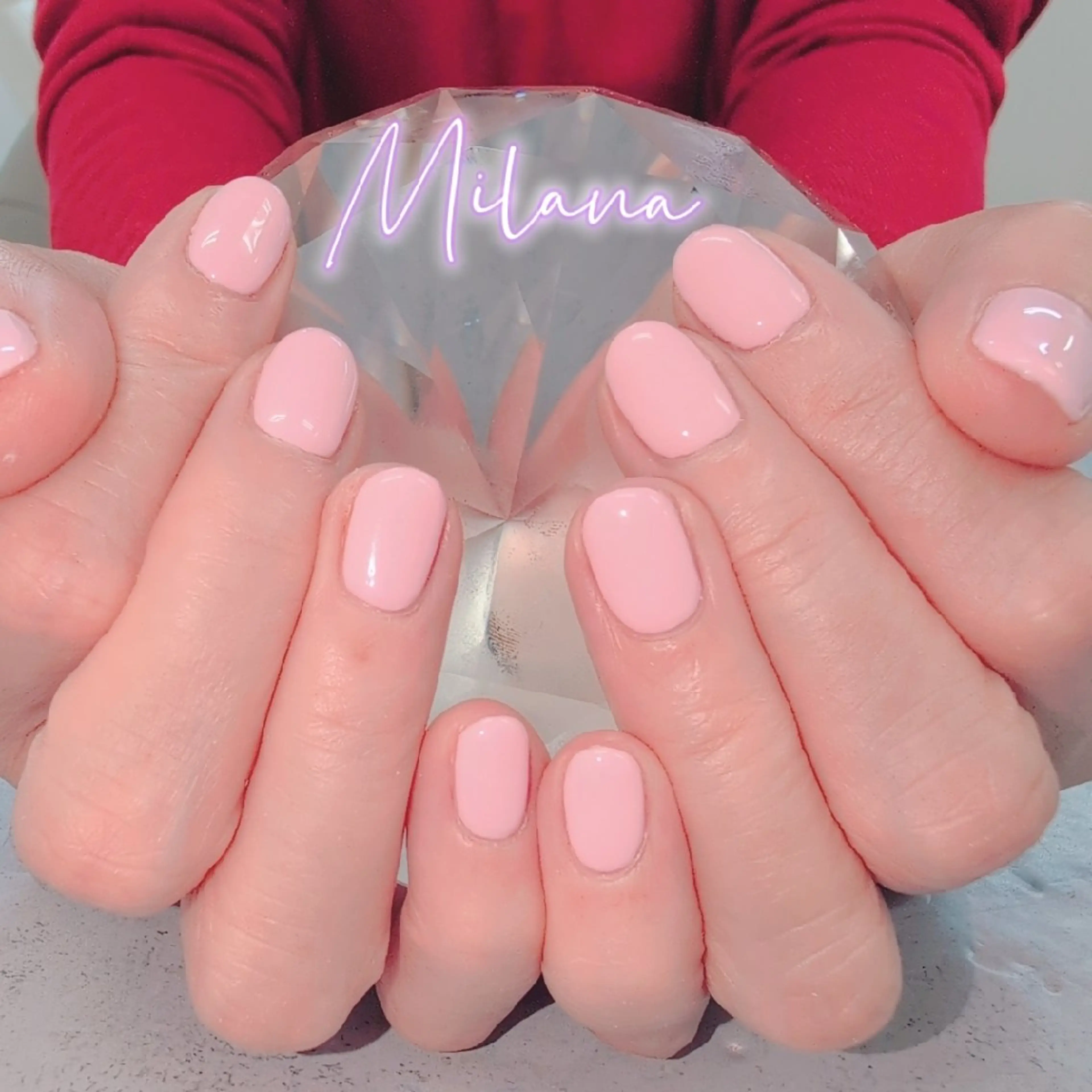 ネイル ワンカラーネイル ハンドネイル Milana 川瀬のネイルデザイン