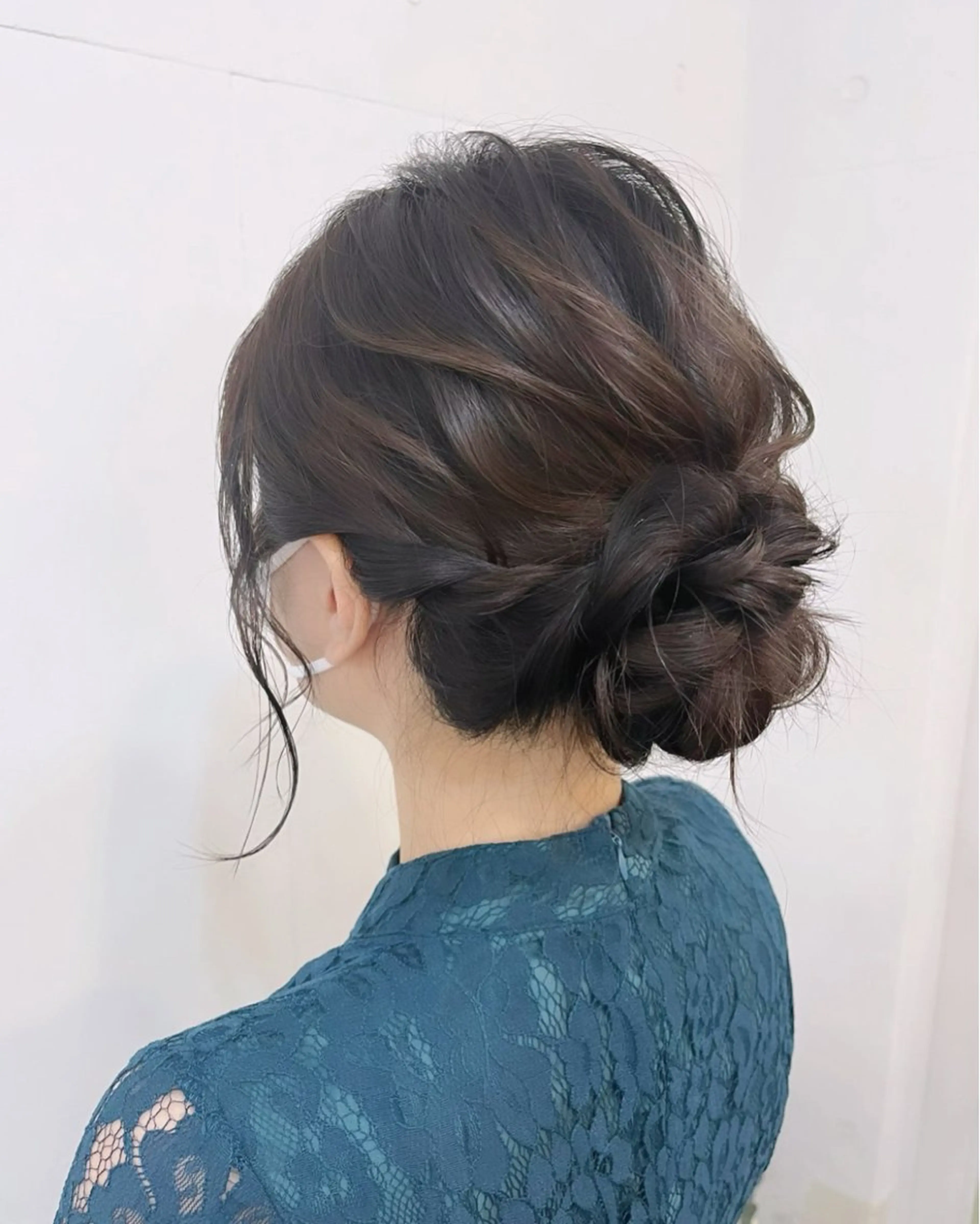 ロング カラー ヘアアレンジ ヘアセット hazuki🐈‍⬛ 透明感カラーのヘアスタイル