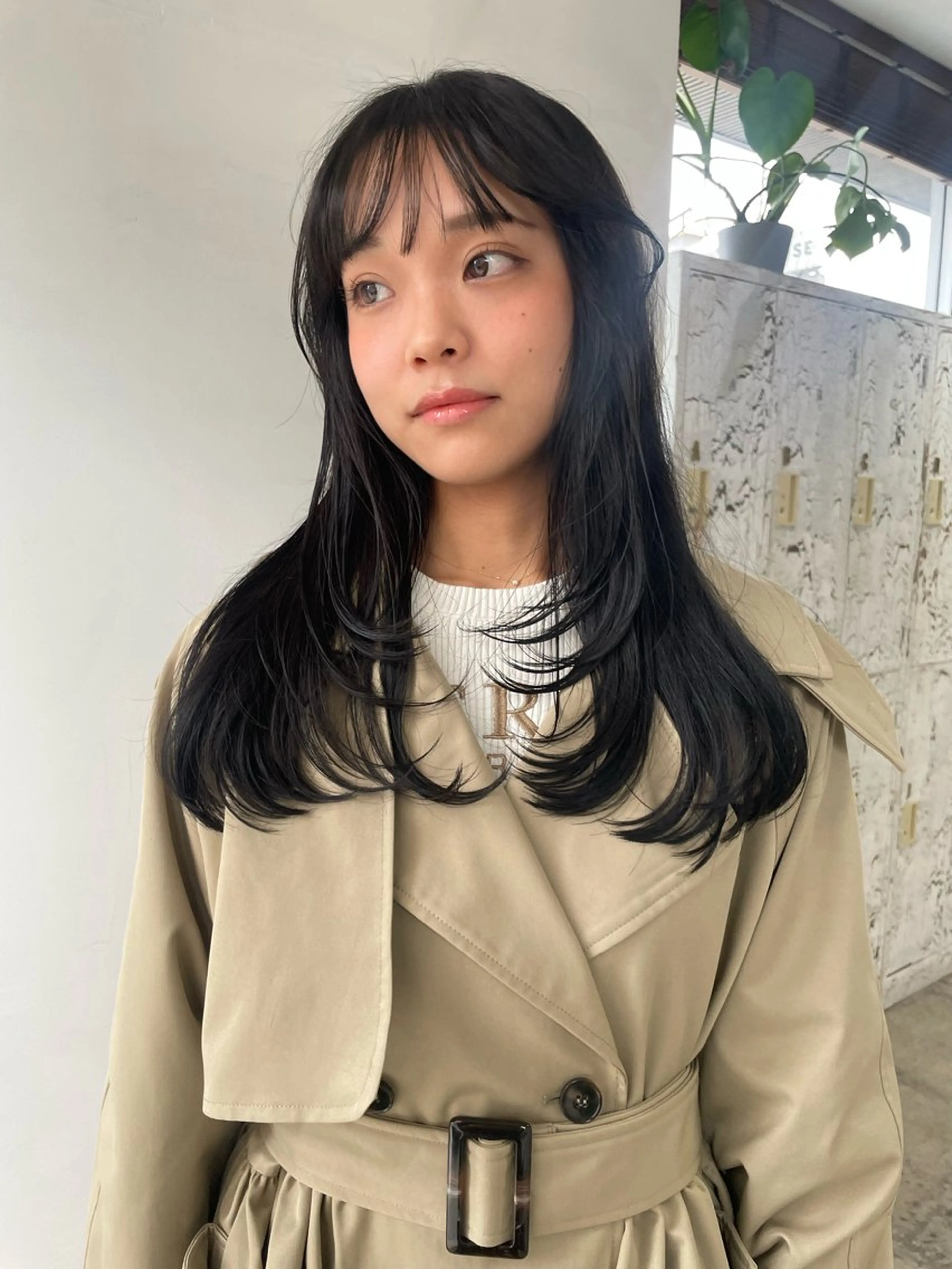 ロング レイヤーカット カット 熊崎 葵のヘアスタイル