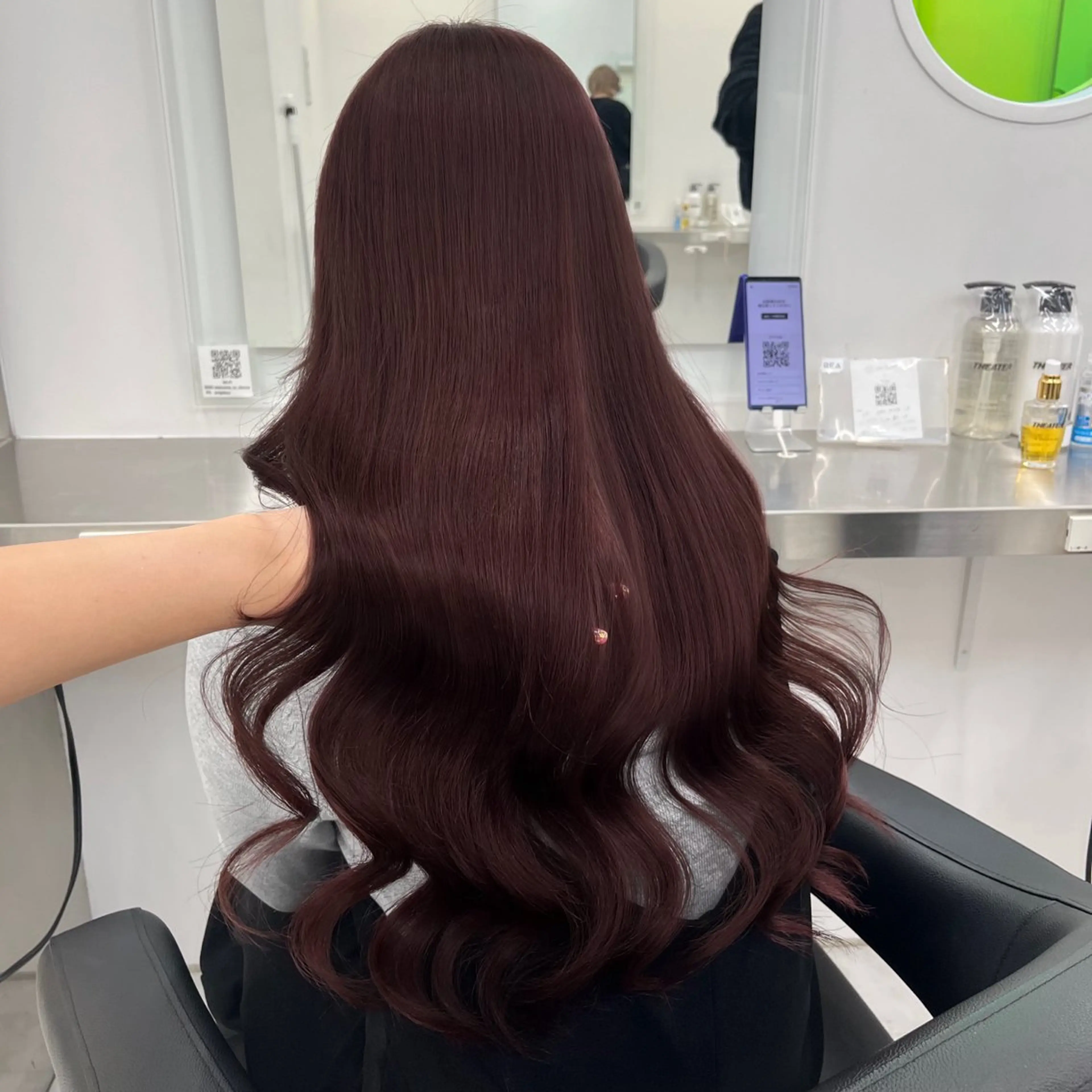 セミロング カラー ヘアアレンジ 🫧‪🎀うる艶暖色 🏹Nanako🎀のヘアスタイル