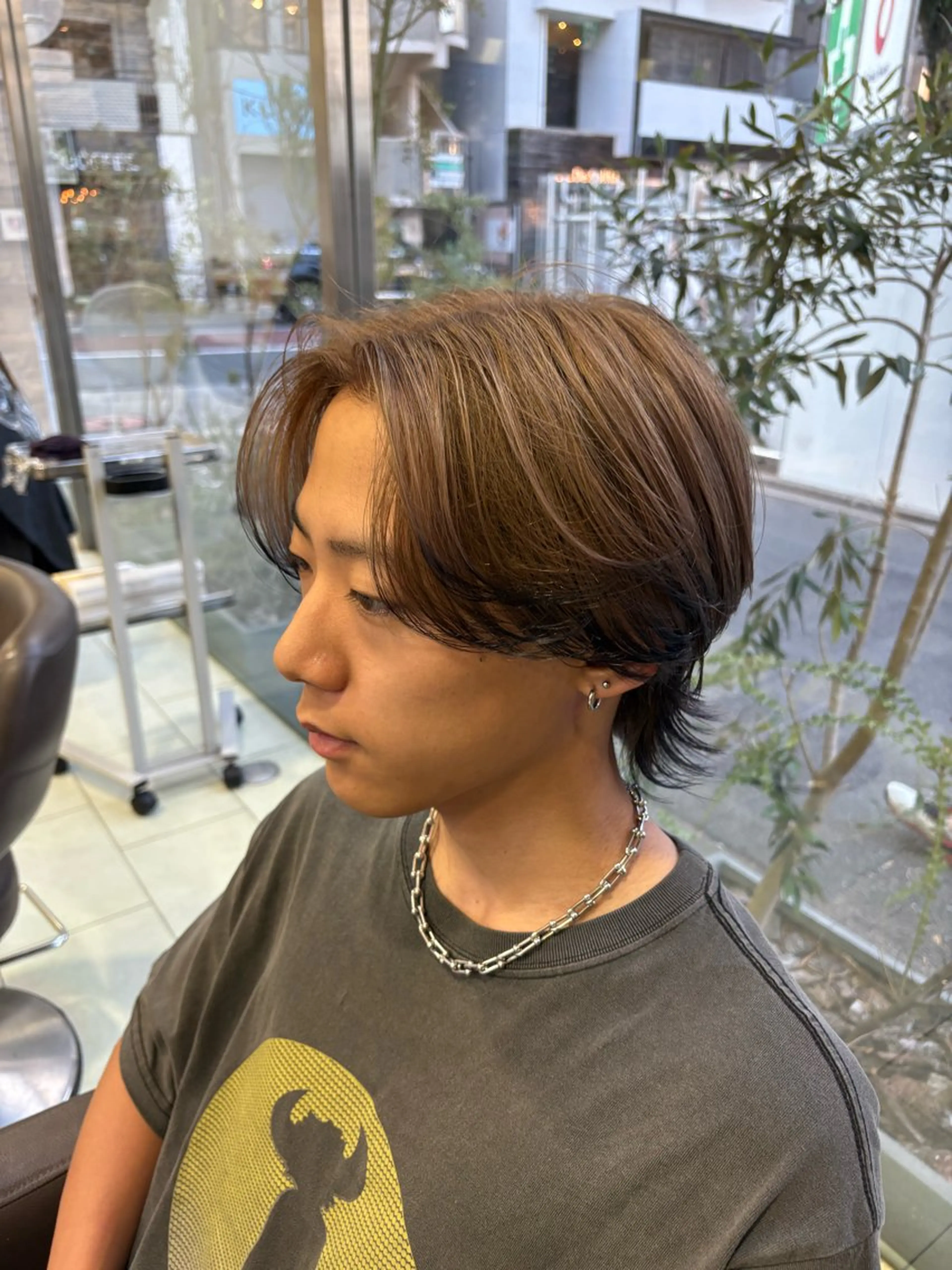 ショート カラー ヘアカラー レイヤー/ボブ /ジュンエイのヘアスタイル