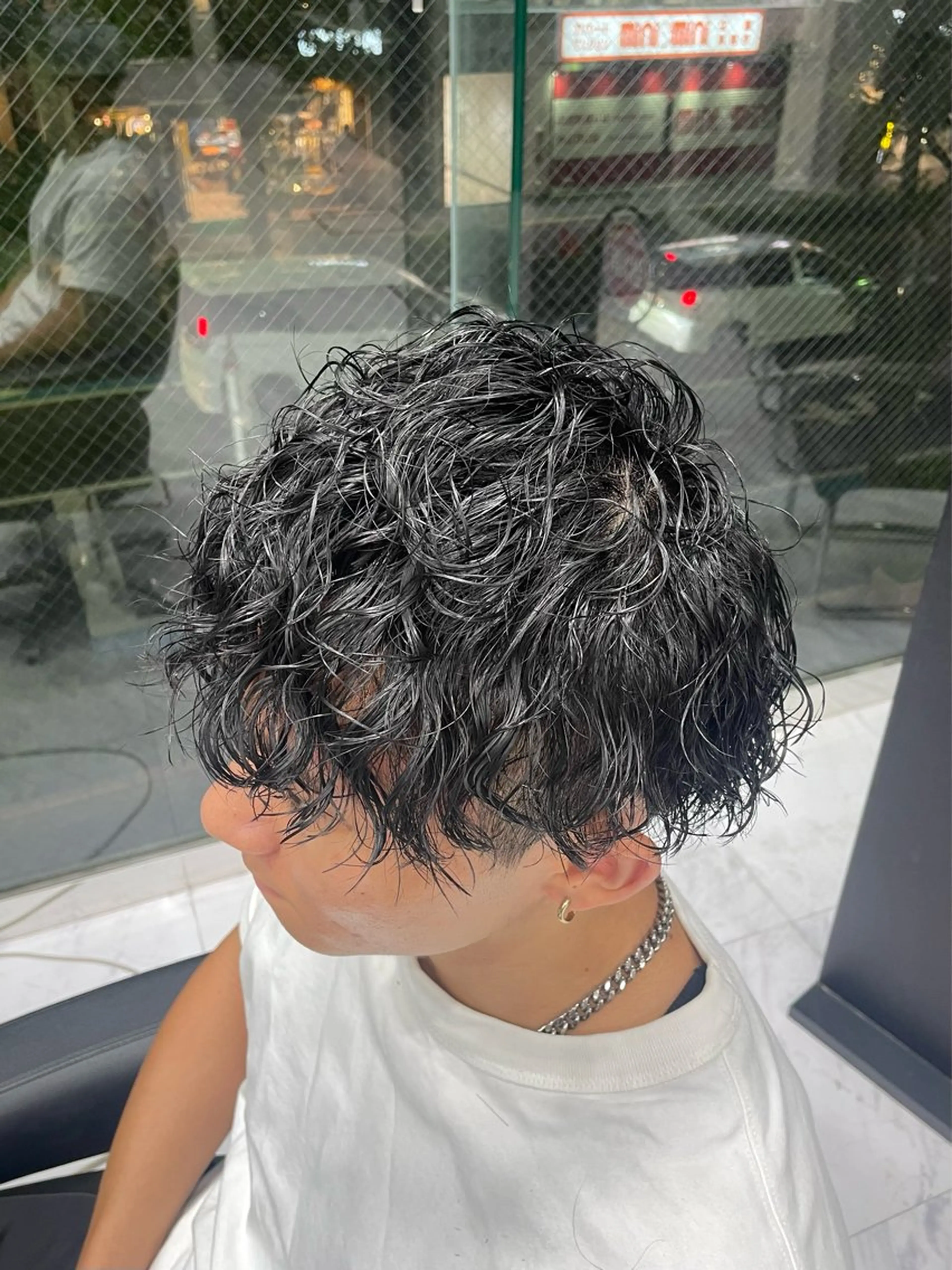 ショート パーマ メンズ マッシュ メンズパーマ ツイストスパイラルパーマ デート スパイラルパーマ 🍒KUMAGAI 🍒のヘアスタイル