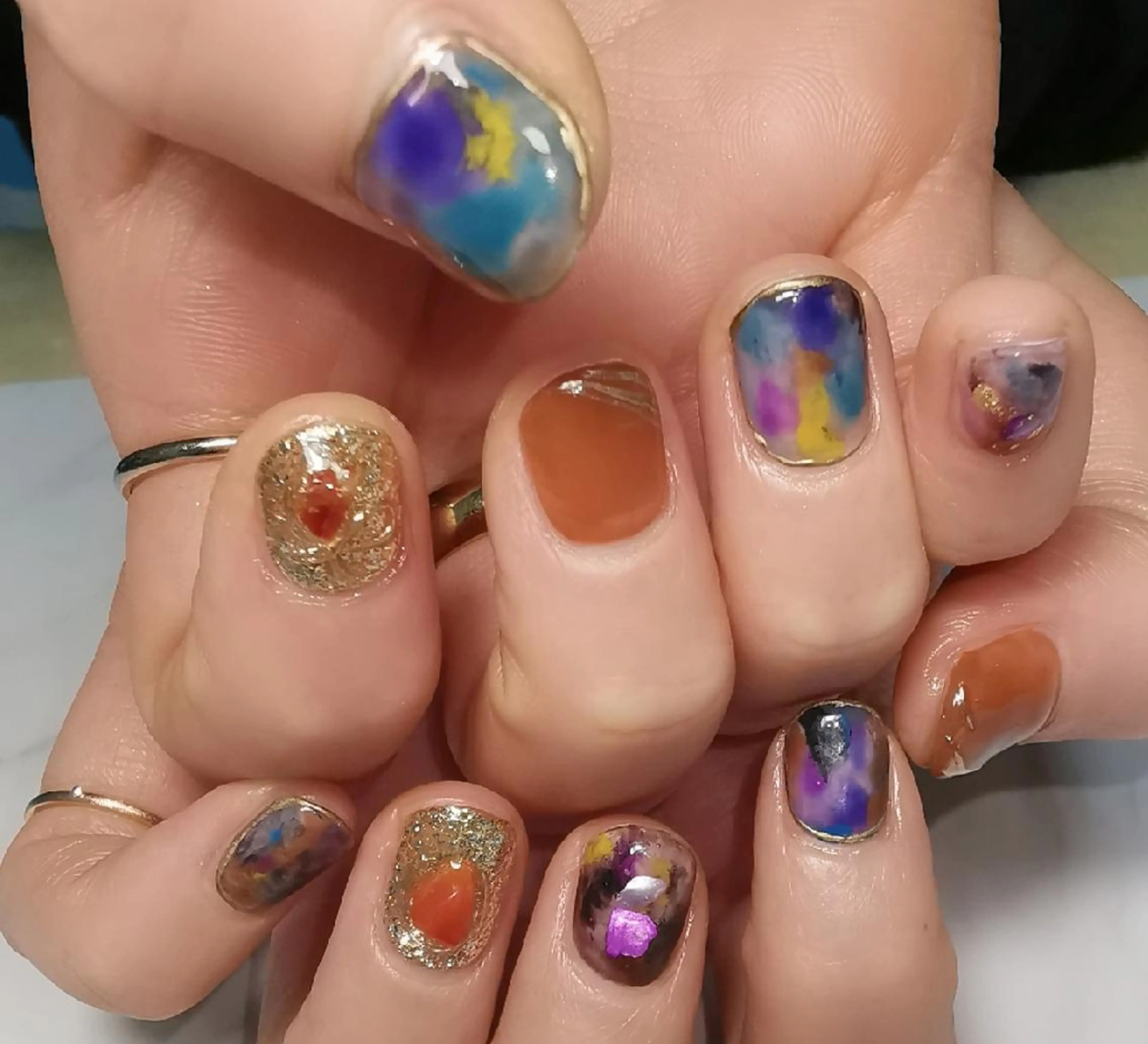 ネイル ニュアンスネイル ハンドネイル reve あやののネイルデザイン