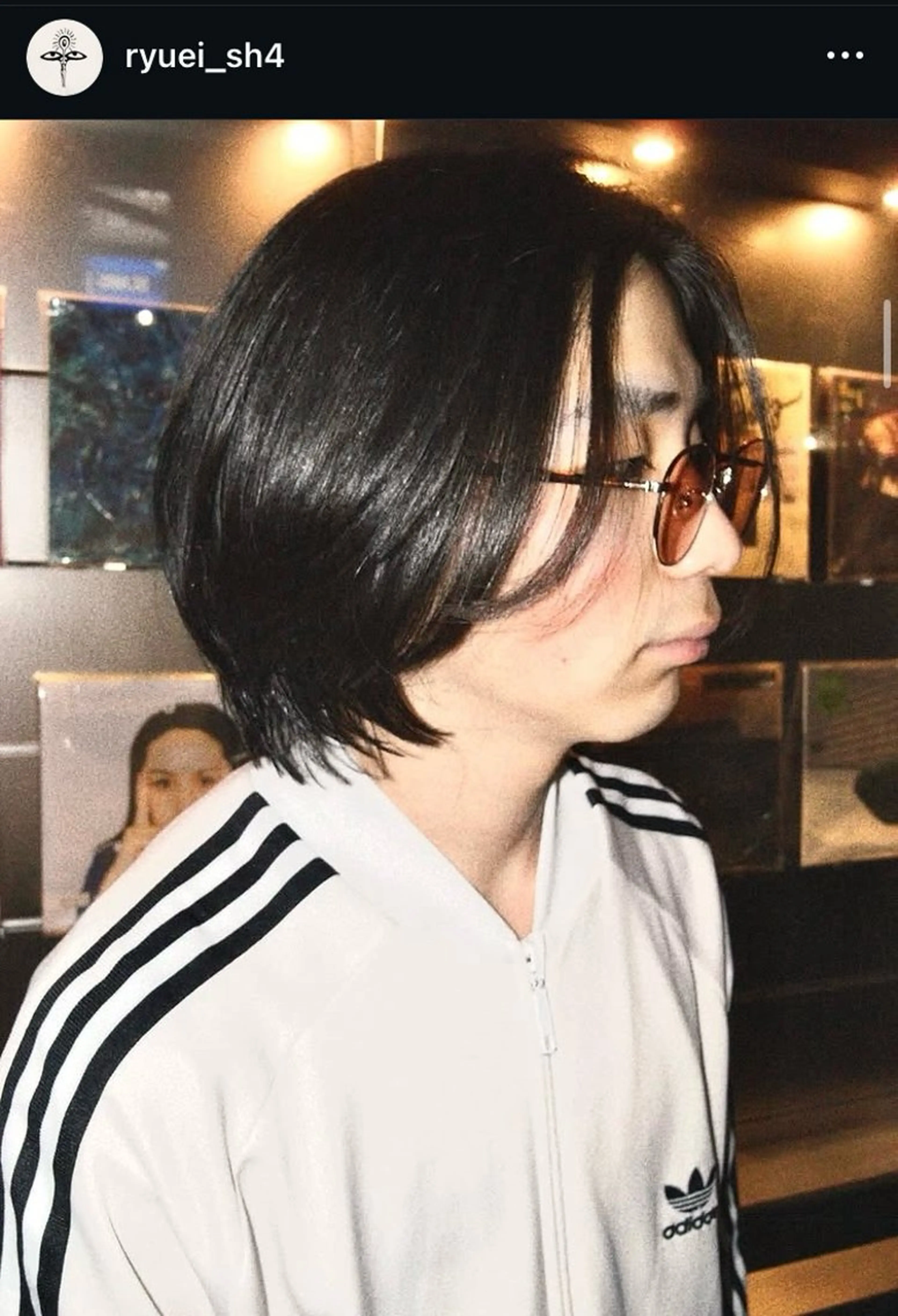 メンズセンターパートウルフ🐺🐺の写真