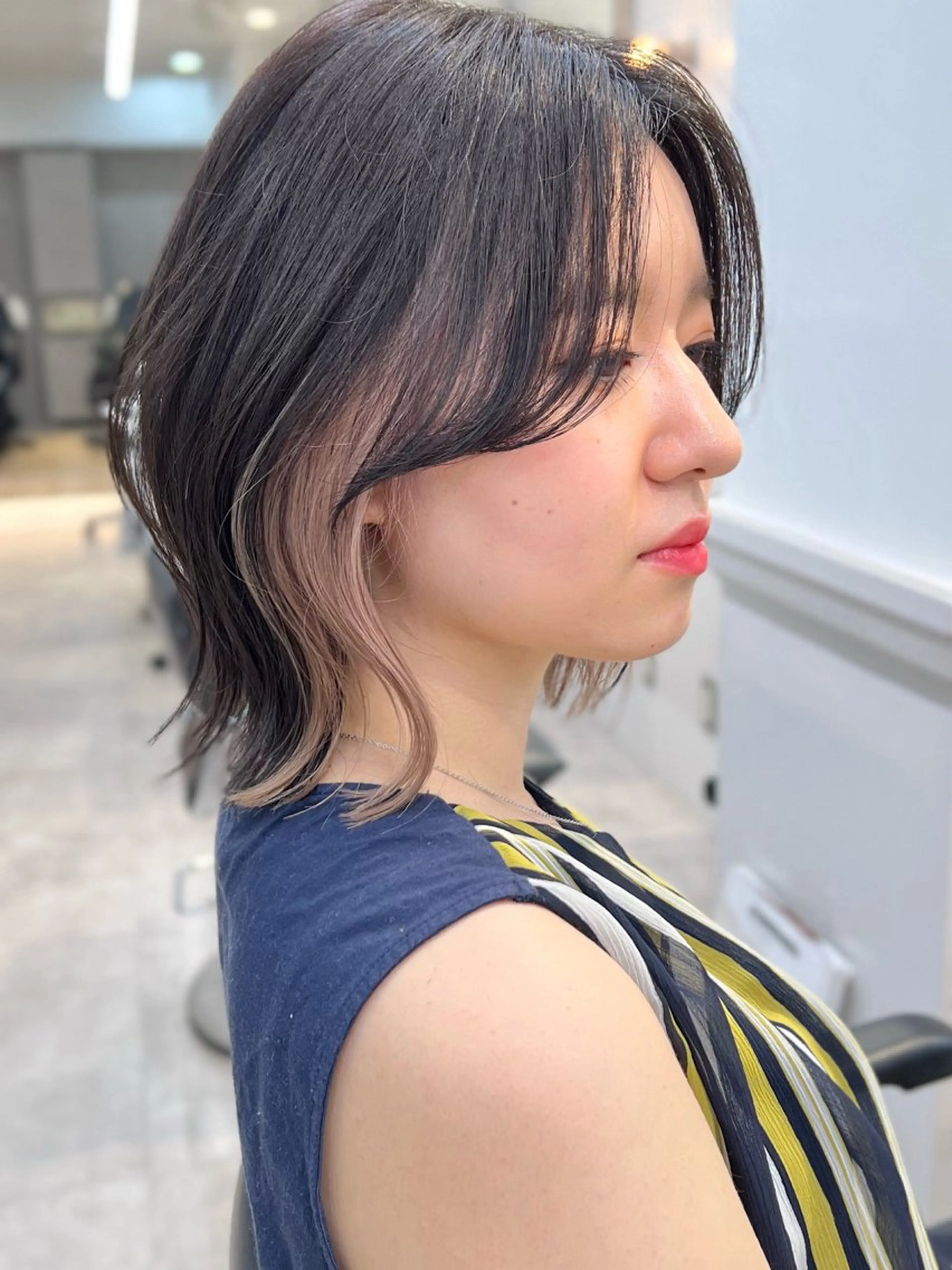 ミディアム 夏山 秀憲のヘアスタイル