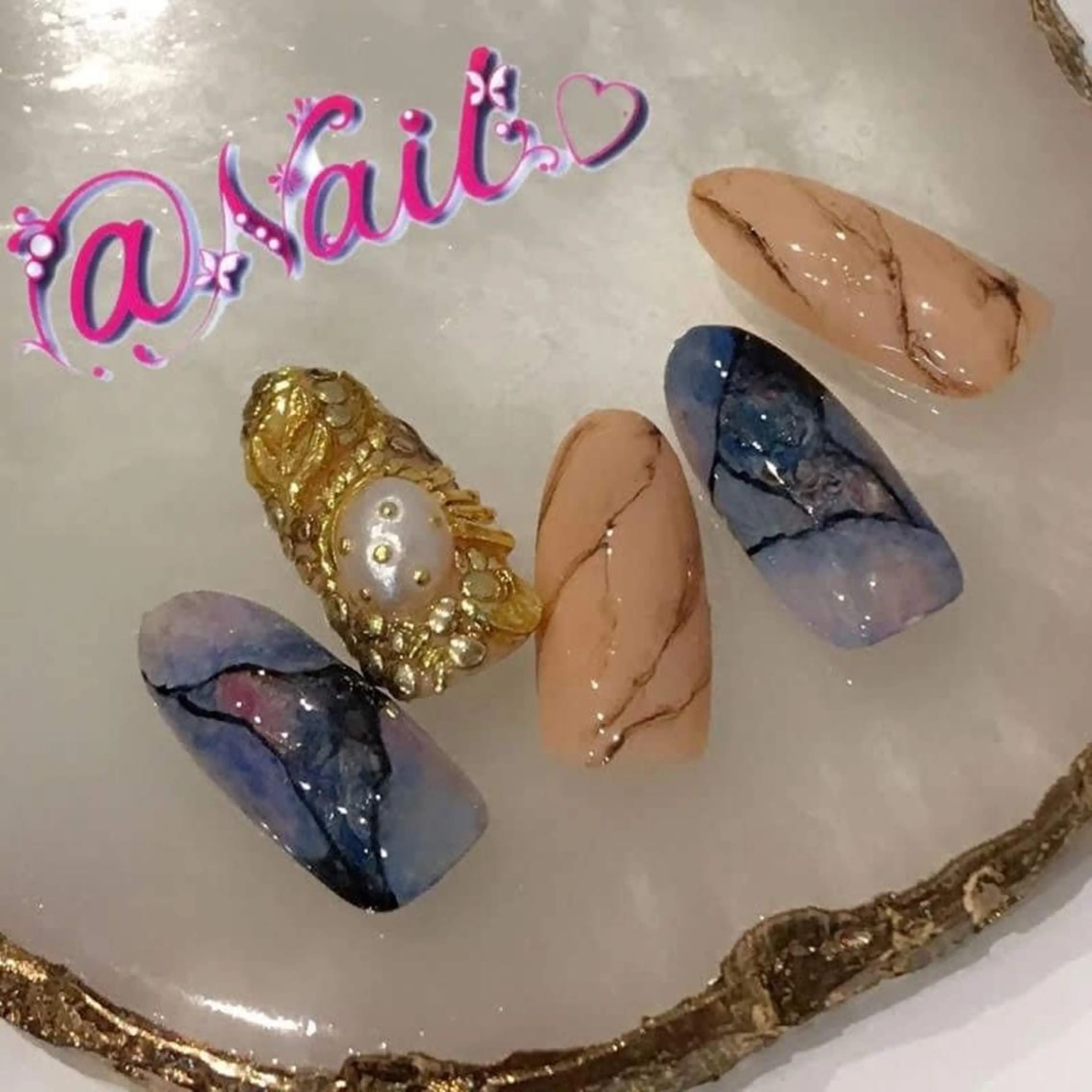 ネイル ネイルチップ 小尾 栞のネイルデザイン