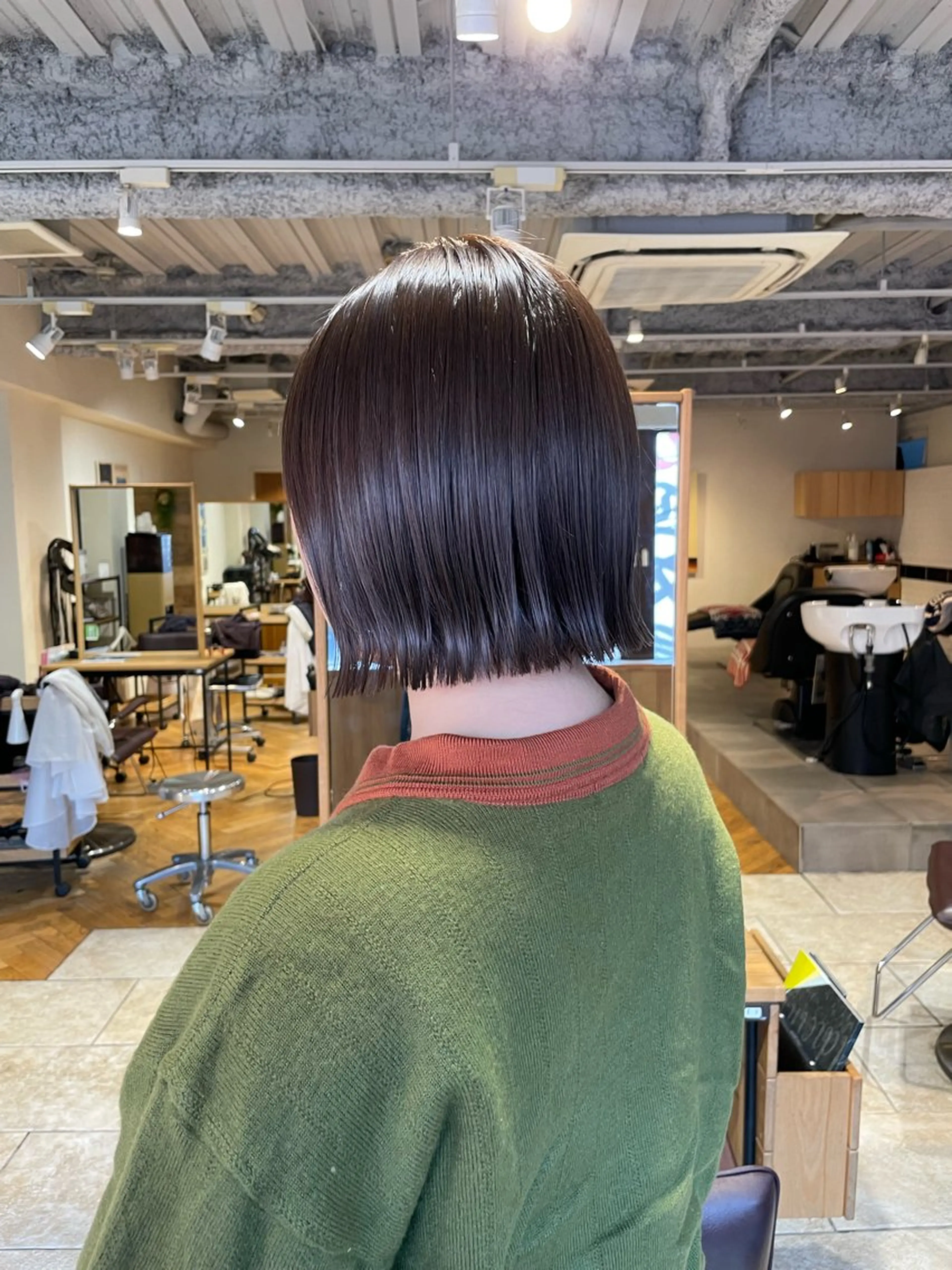 ショート カラー レイヤー／髪質改善／ 銀座／CHIEのヘアスタイル