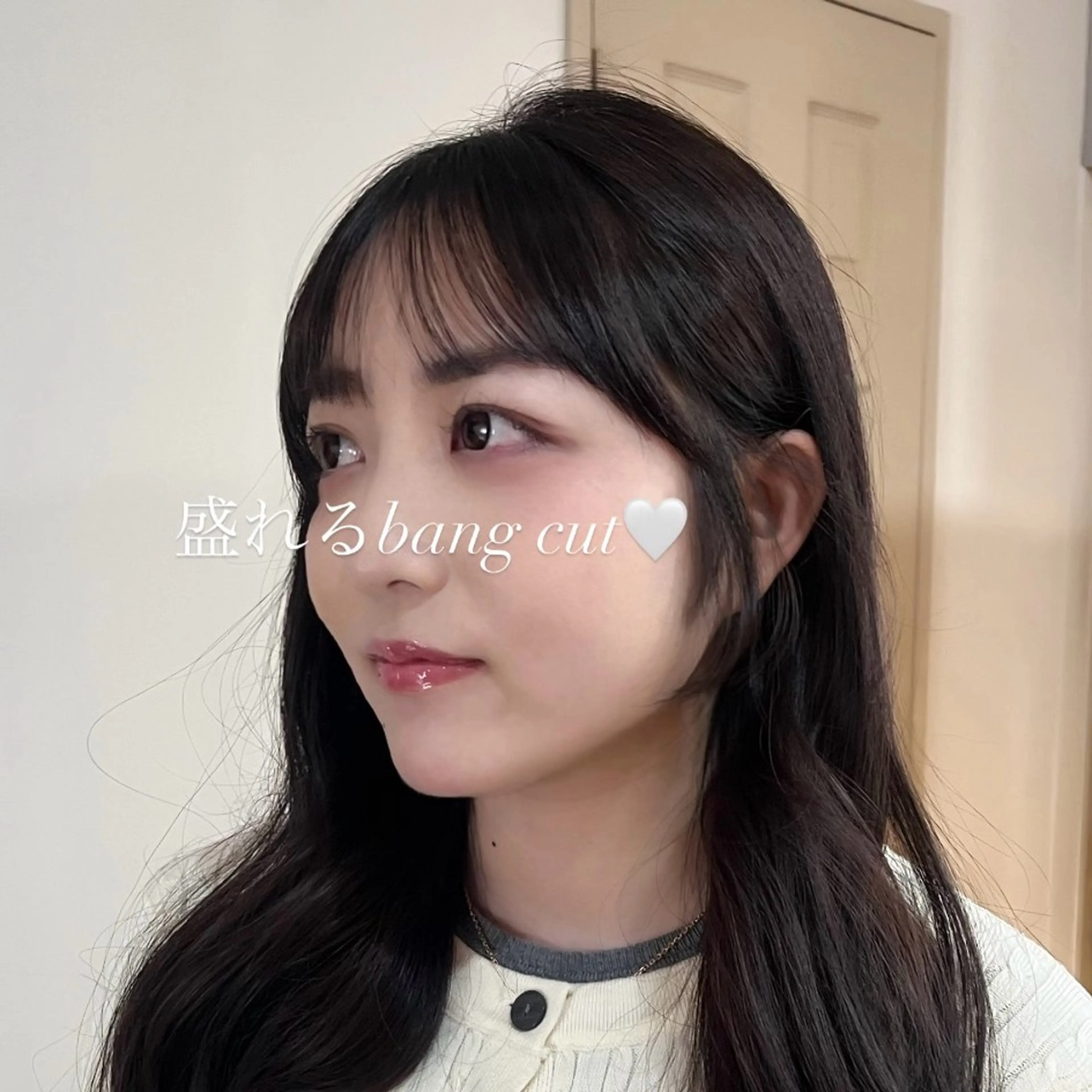 春色暖色カラー🎀🌸➕盛れbang cut🤍の写真