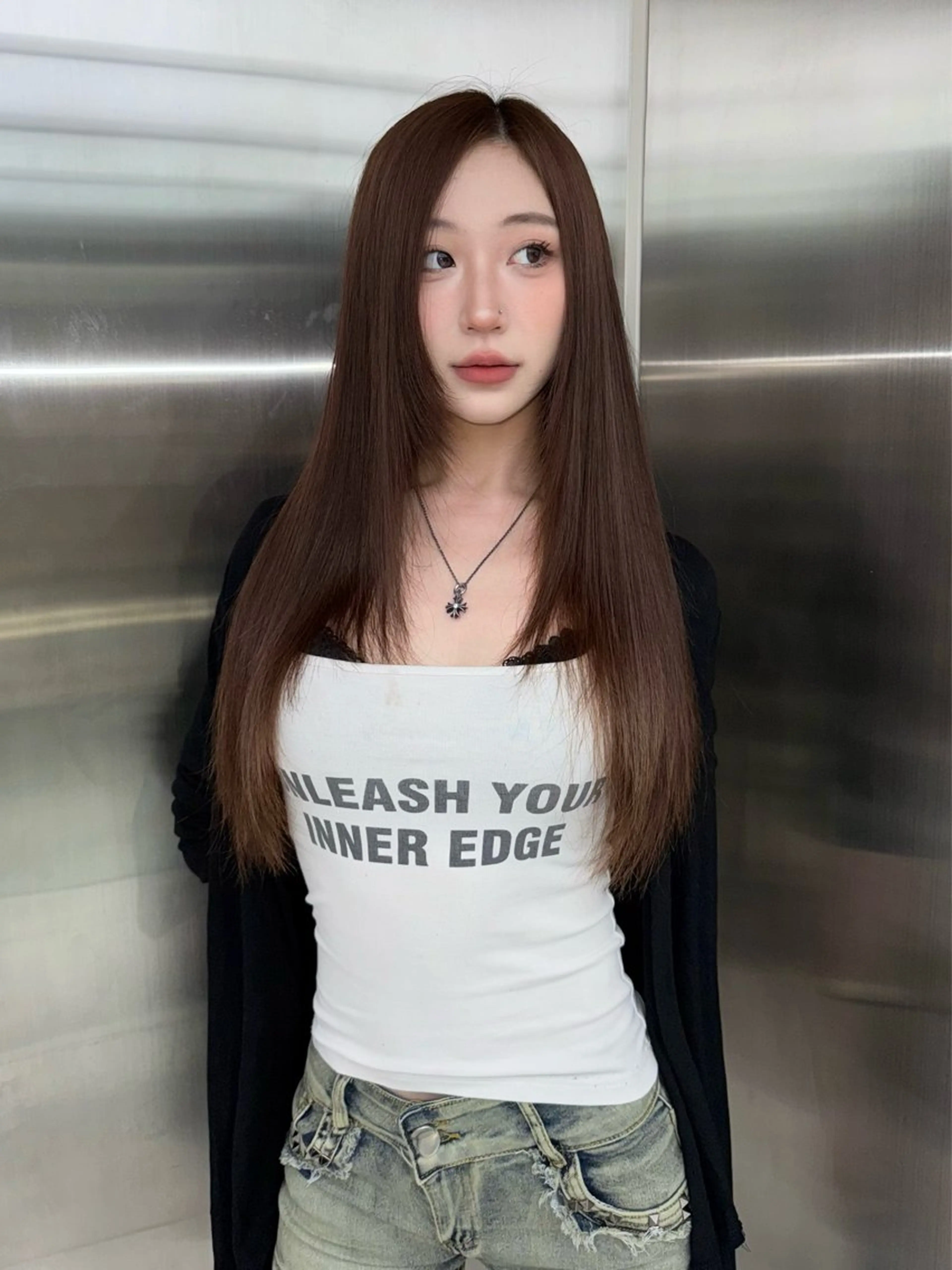 カラー miuru/韓国ヘア /レイヤーカットのヘアスタイル