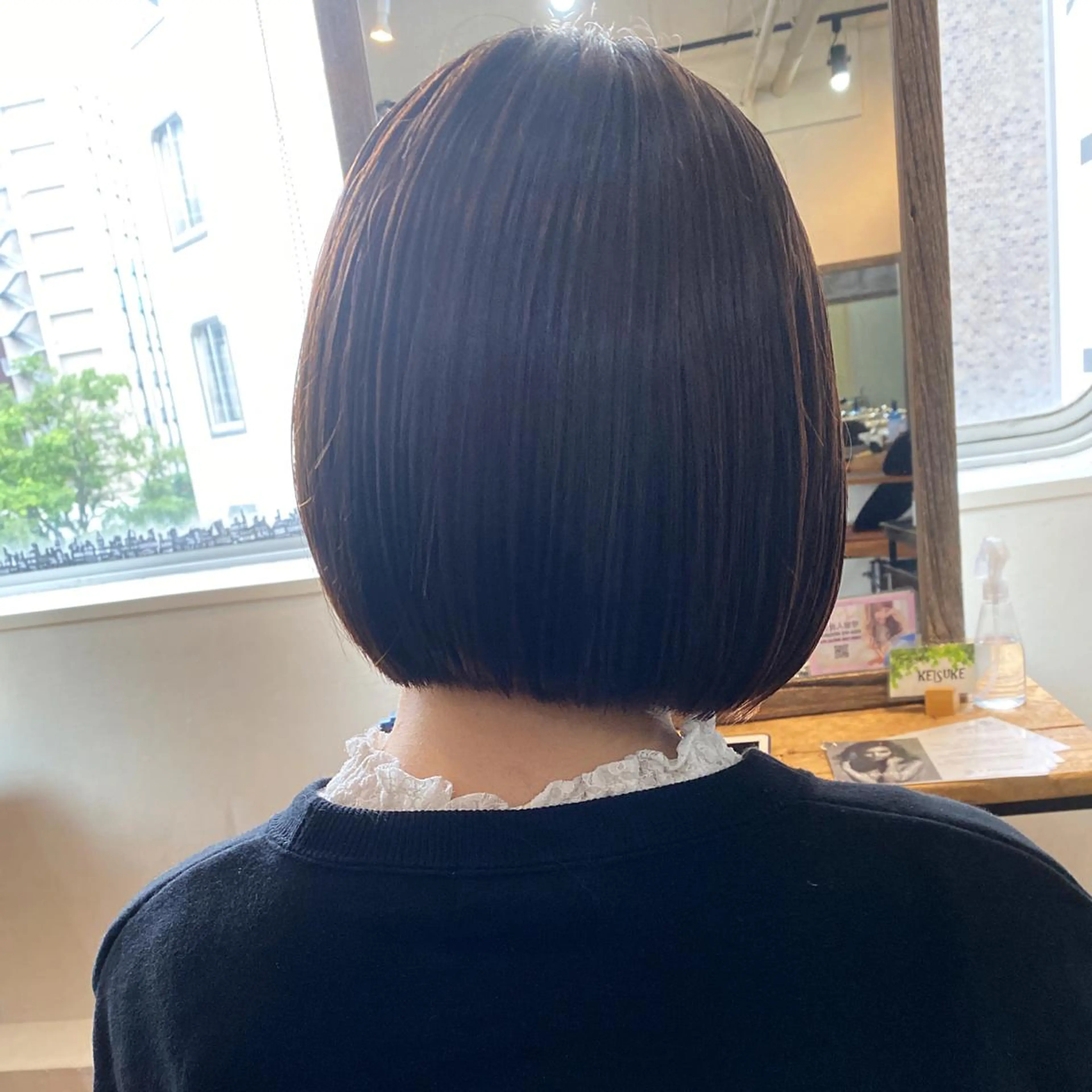 ショート ボブ デート シースルーバング インナーカラー🦔 🐾KEISUKEのヘアスタイル