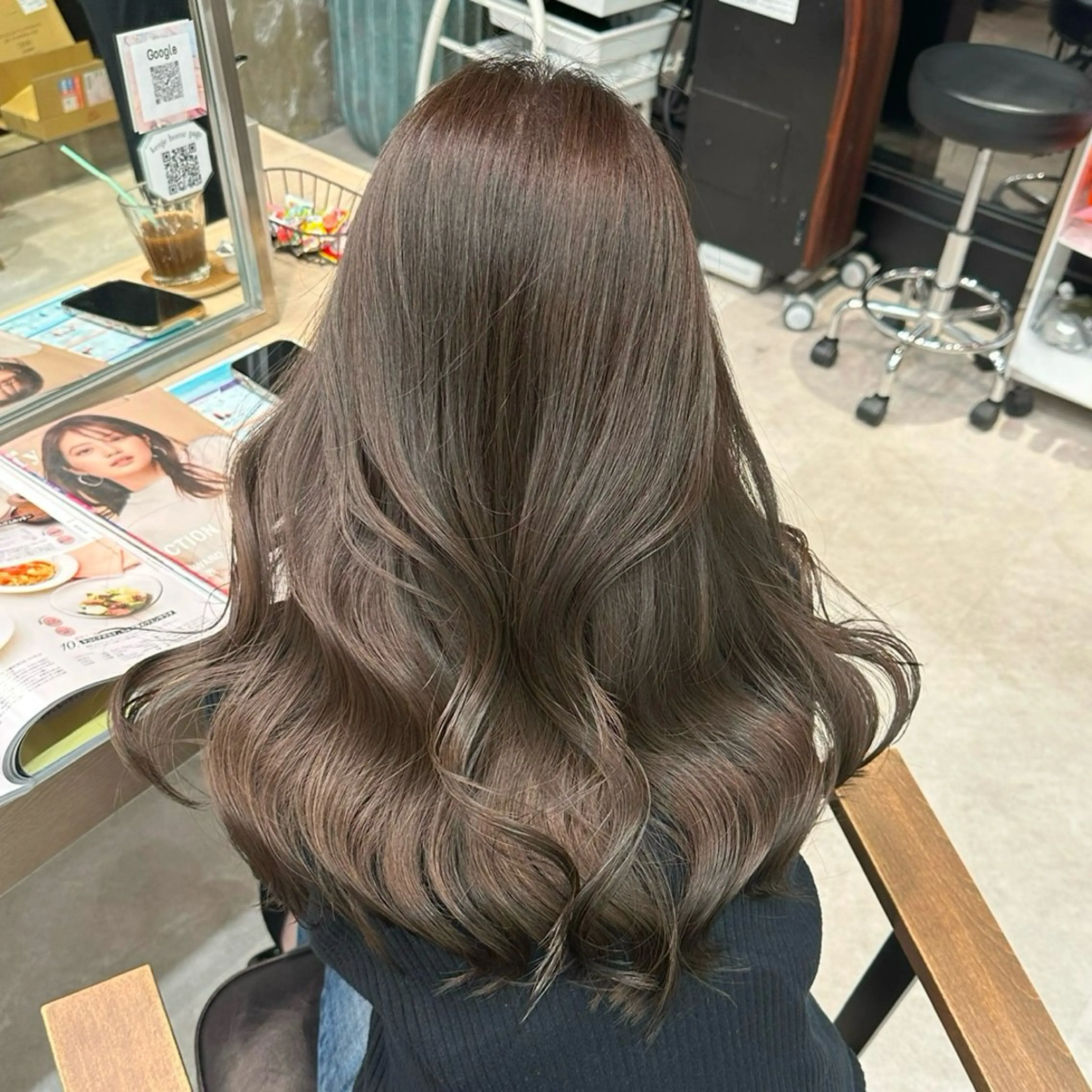 ロング メンズ縮毛矯正 ニュアンスパーマのヘアスタイル