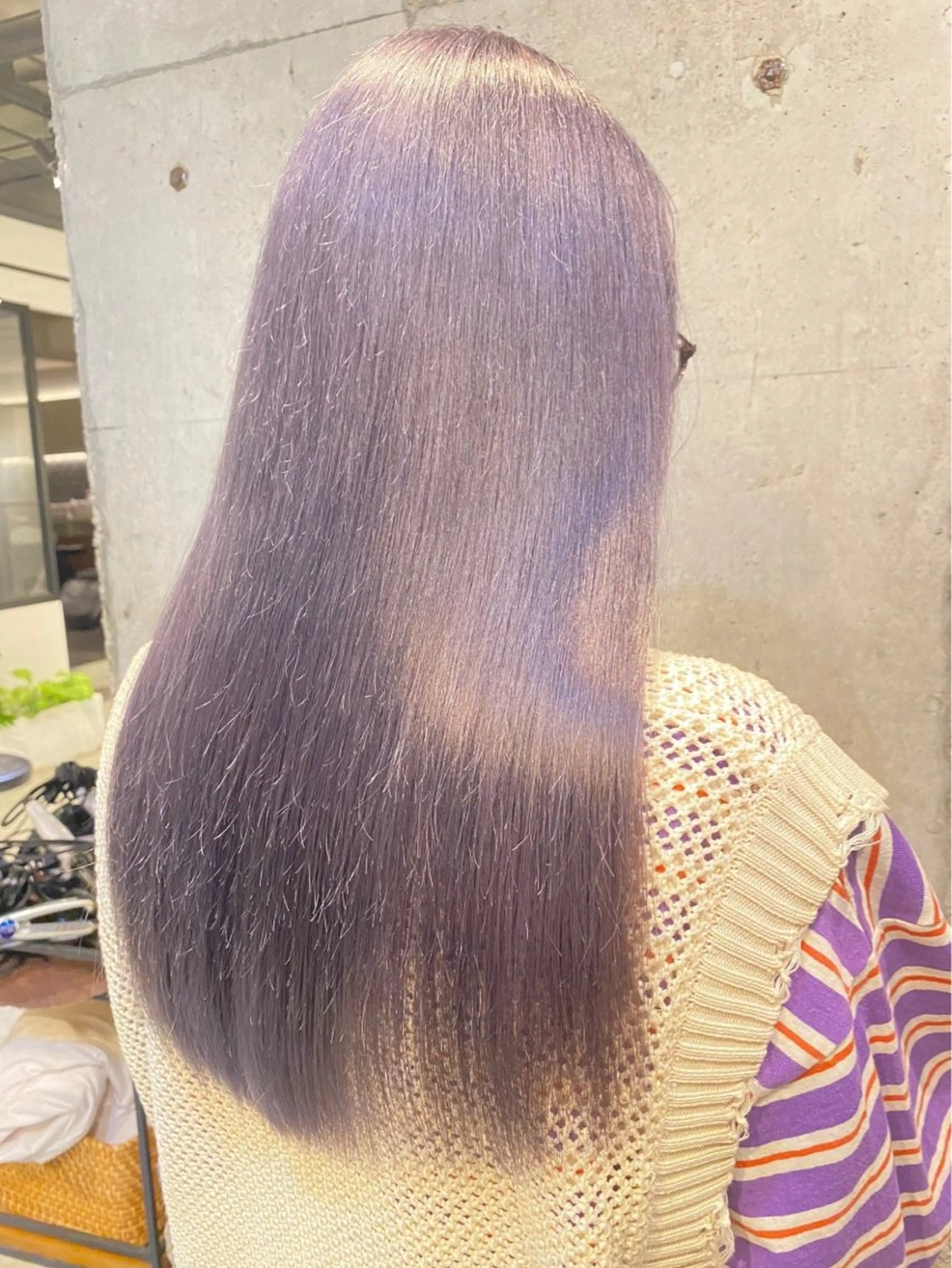 ロング シャドウパーマ/ツイ スト/近藤百華🎀のヘアスタイル