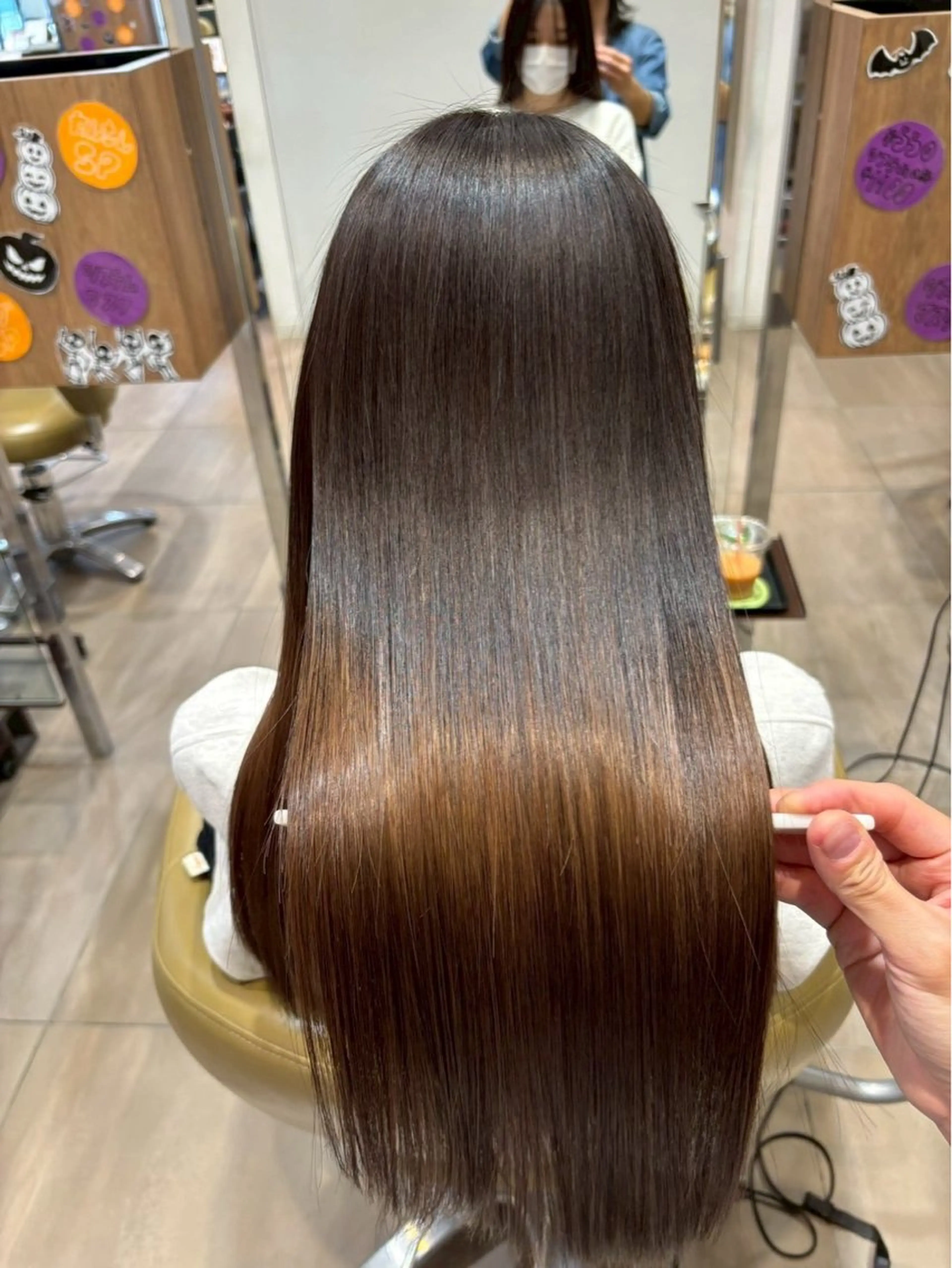 ロング トリートメント brace 小笹花純のヘアスタイル