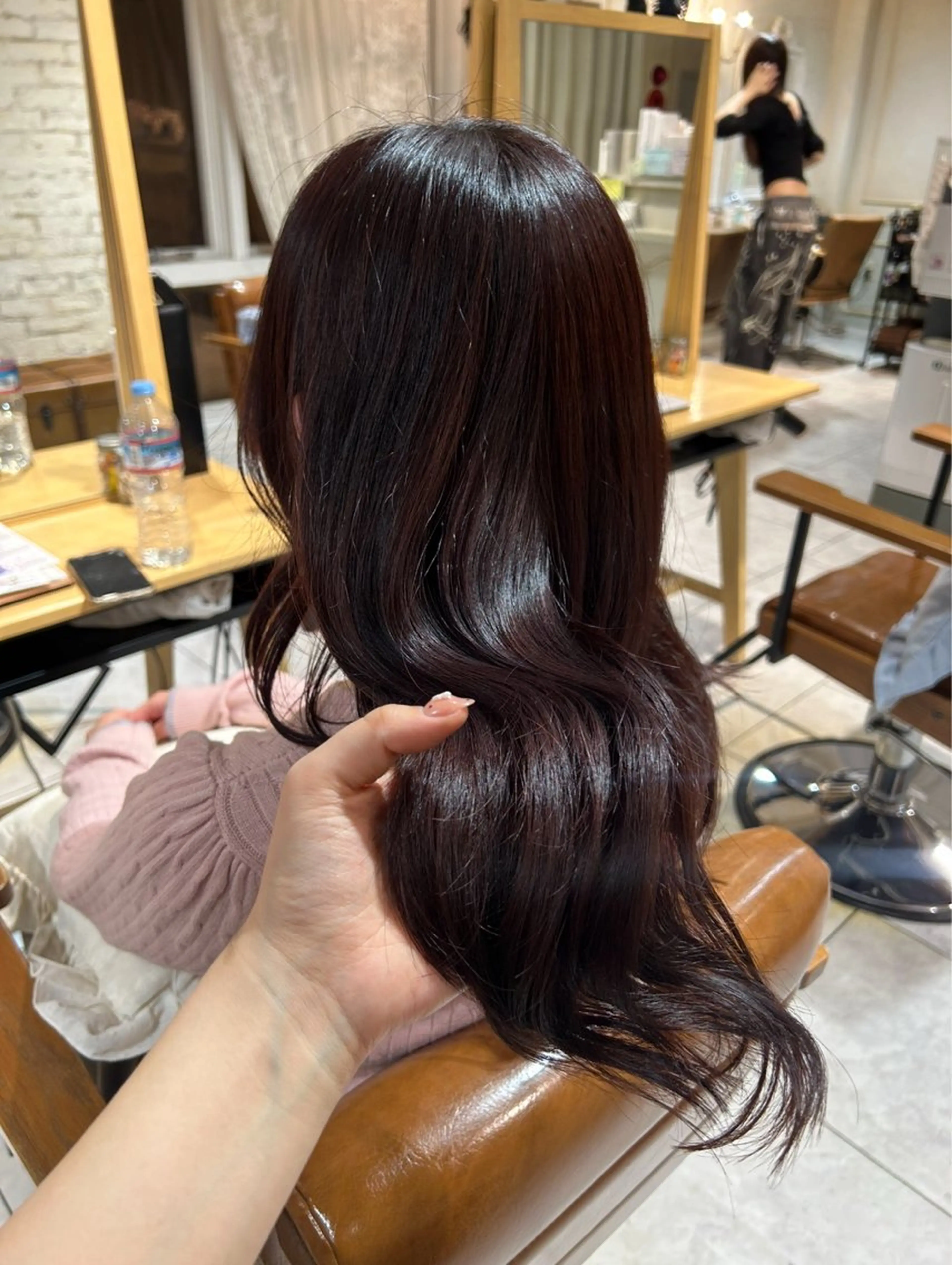 ロング カラー 新井 心菜のヘアスタイル