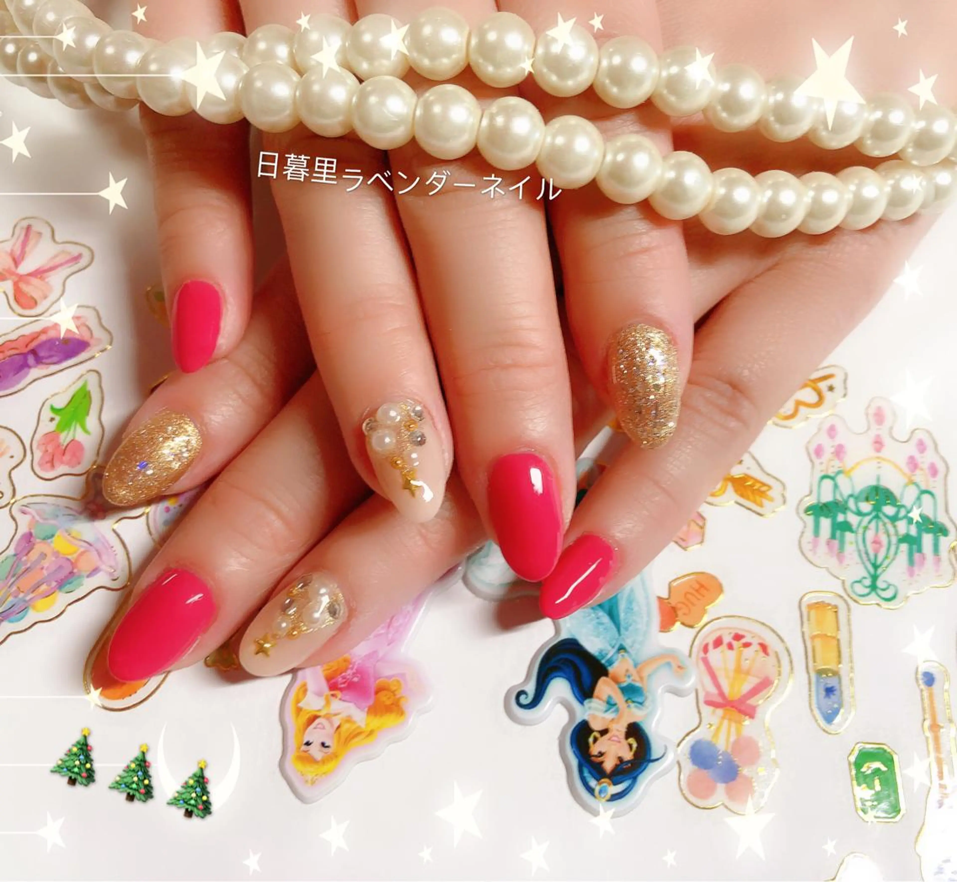 ネイル ラベンダー💖日暮里 ルル💖ネイルのネイルデザイン