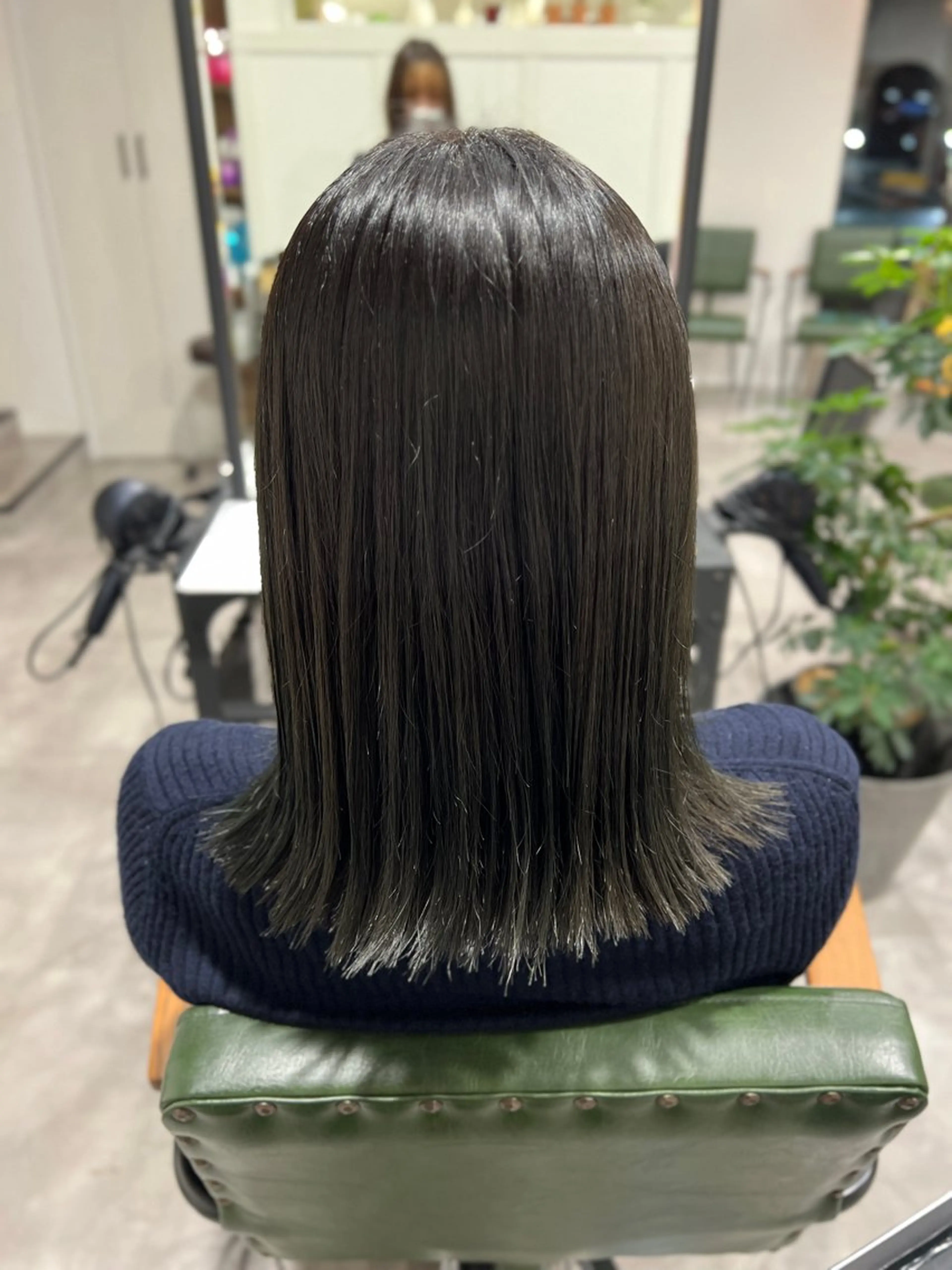 ミディアム カラー ヘアカラー 艶カラー透明感カラー まいか🫧‪のヘアスタイル