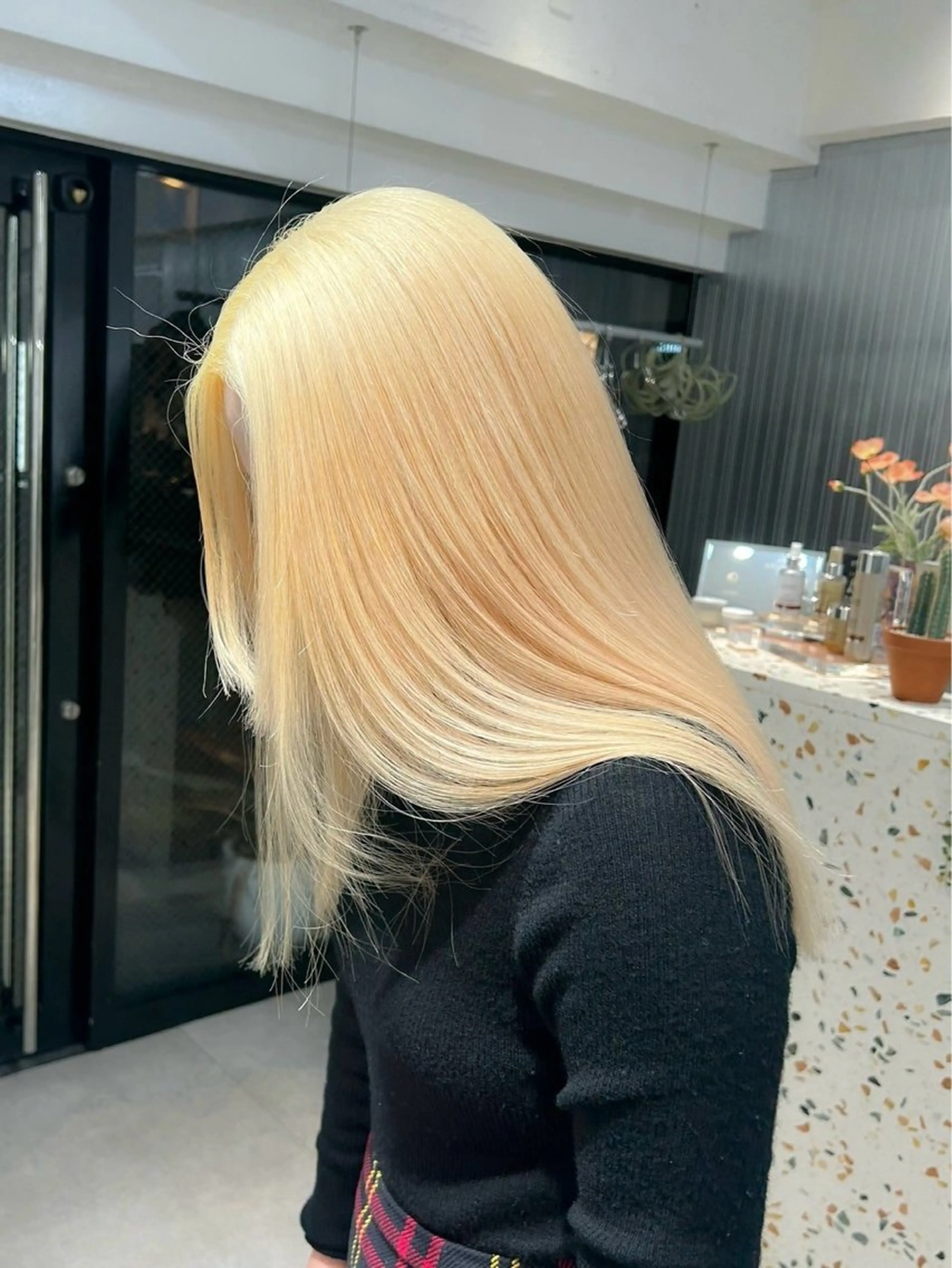 ロング 大人の海外ハイライト coconoのヘアスタイル