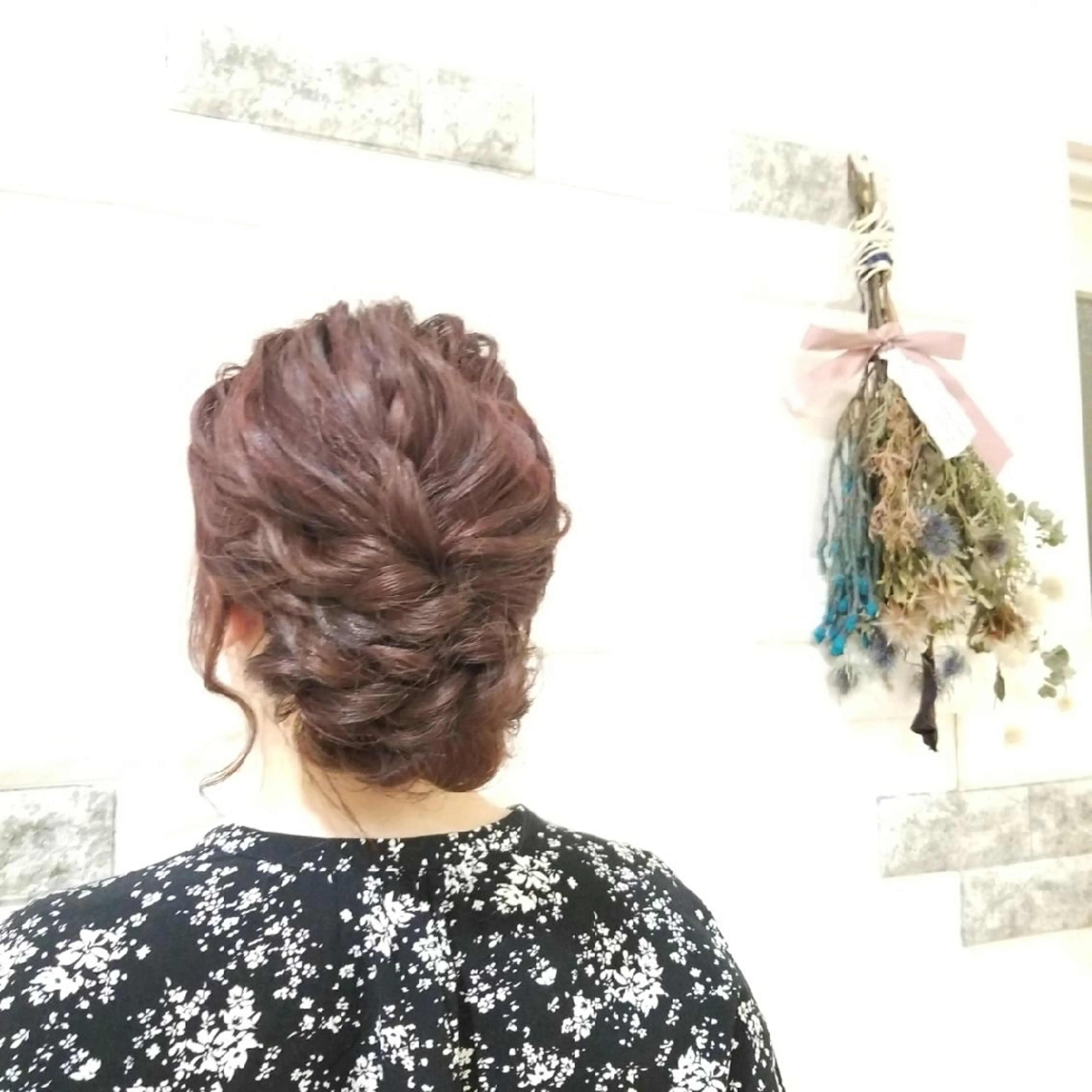 ヘアアレンジ セミロング 水口 正登のヘアスタイル