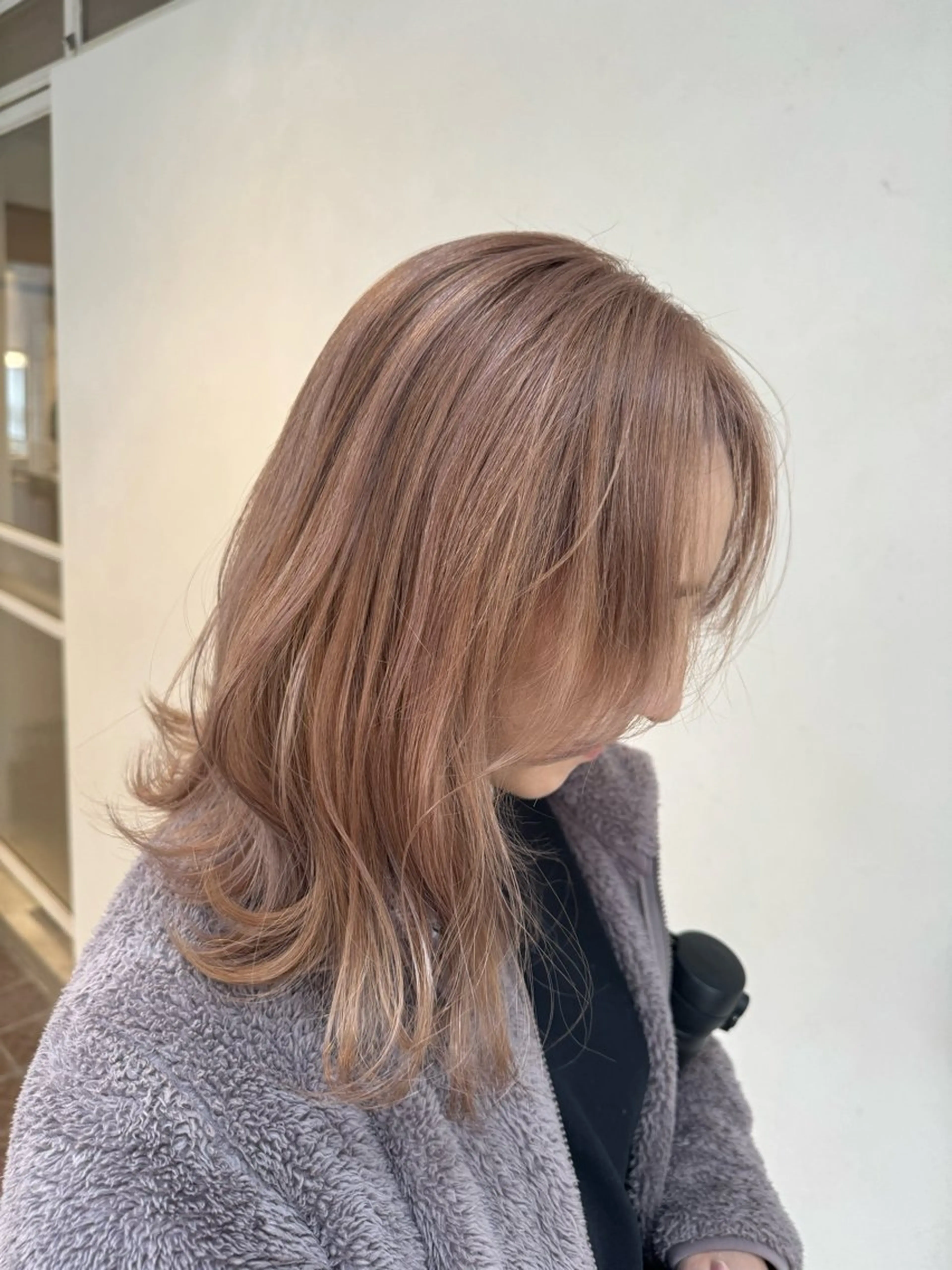 ミディアム カラー ブリーチ 艶髪/ハイトーン💎 レイヤー/Reijiのヘアスタイル