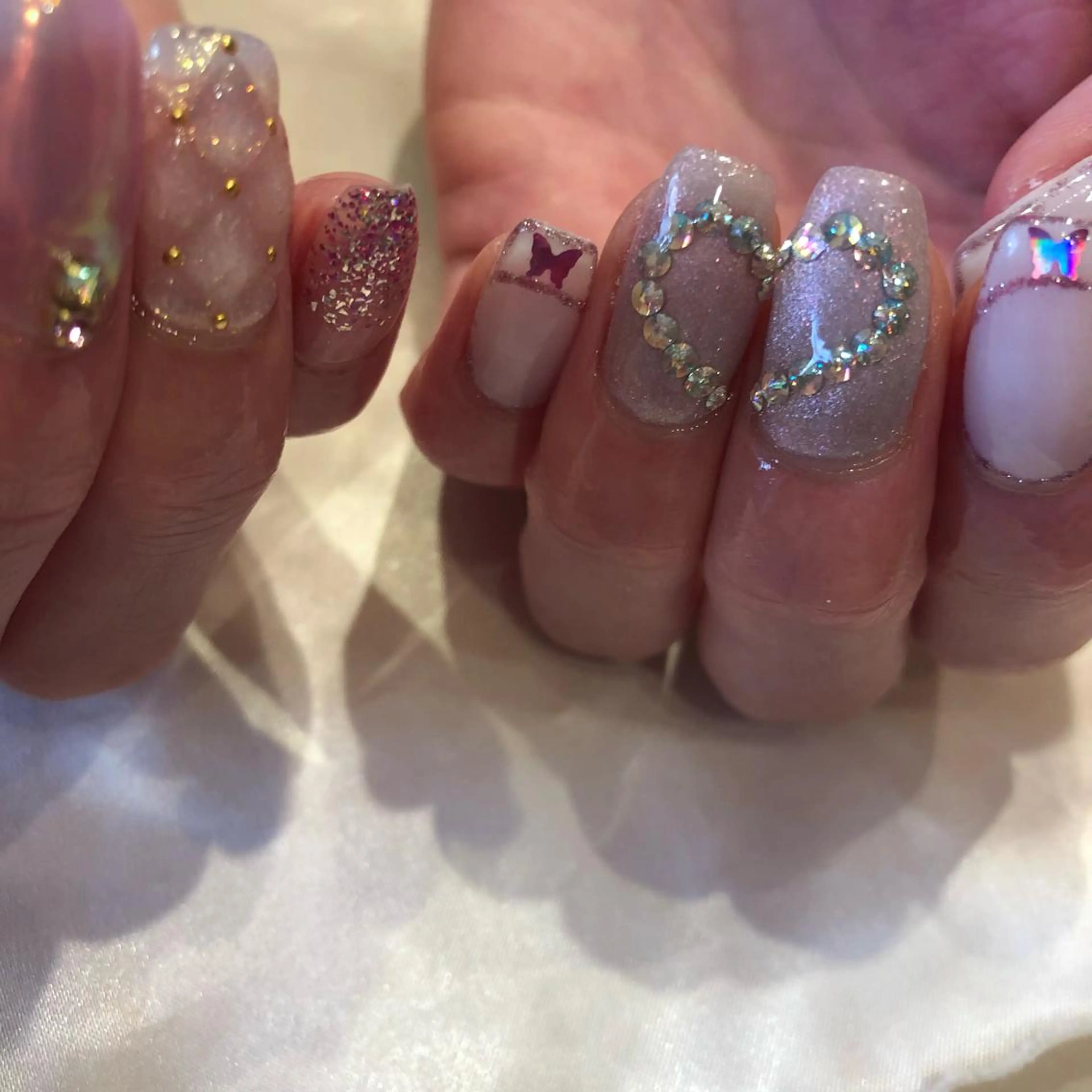 ネイル パラあり！フィルイン 美フォルムのネイルデザイン