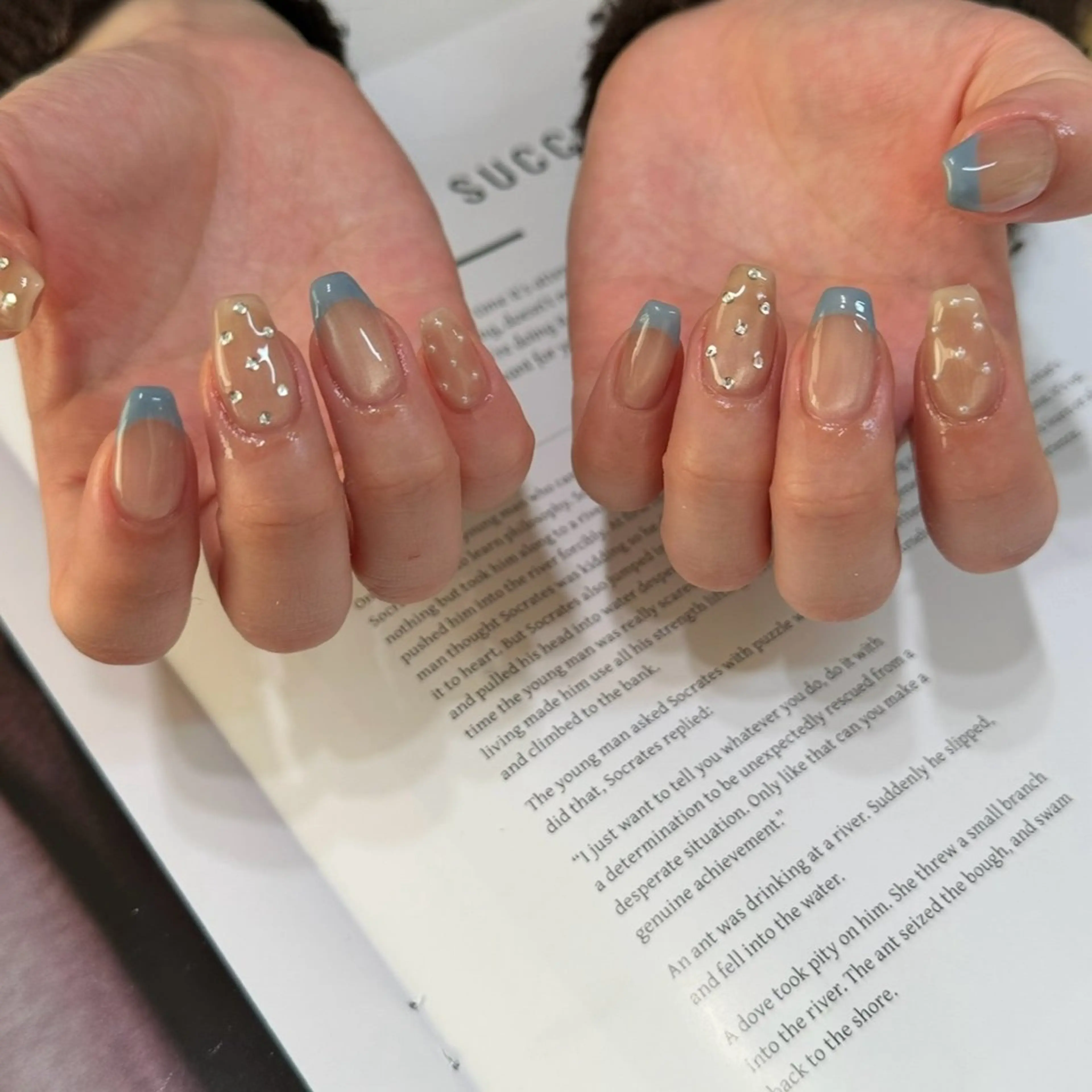 ネイル フレンチネイル ハンドネイル cyaan所属・nail salon Cyaanのネイルデザイン