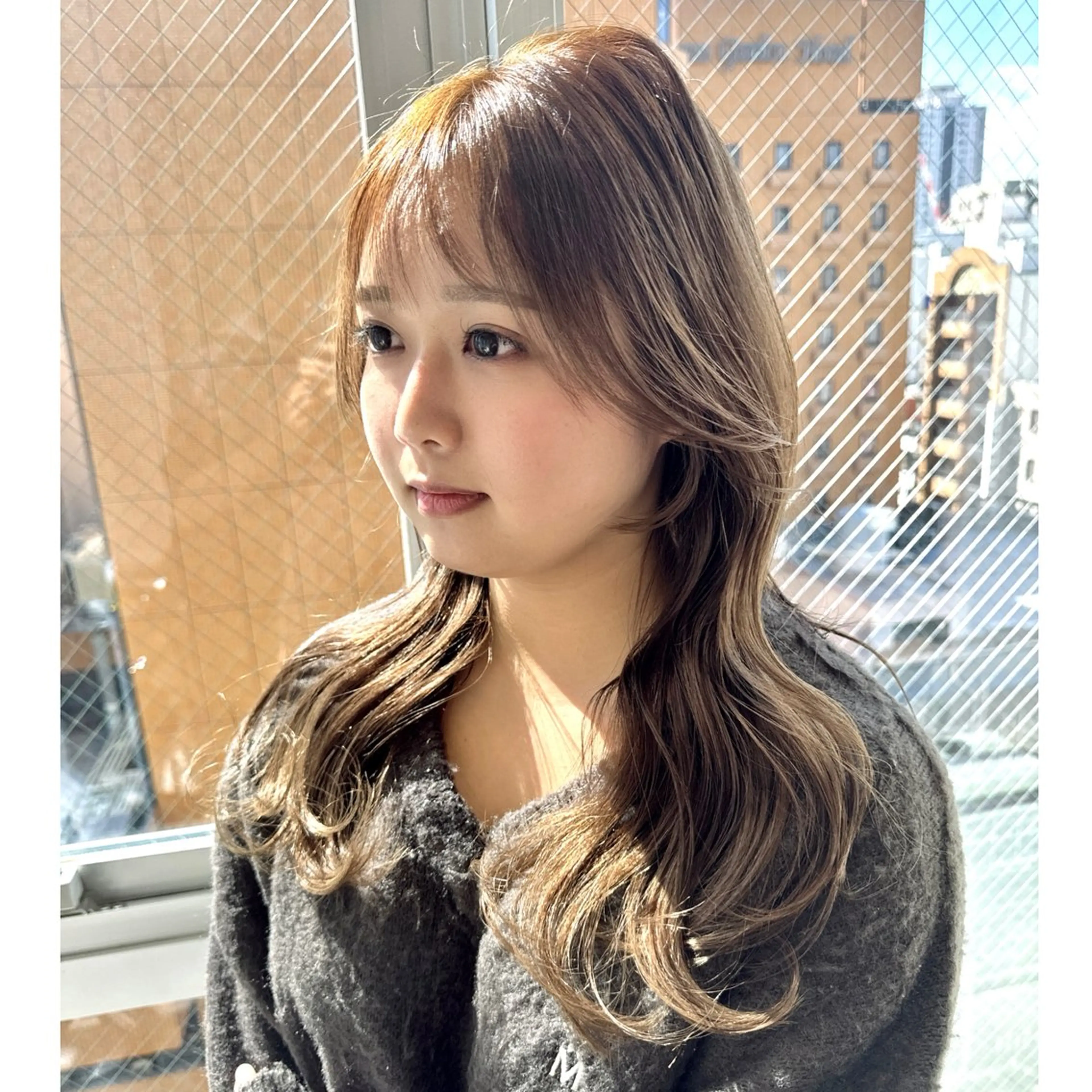 セミロング 森 隆秀/韓国ヘアのヘアスタイル