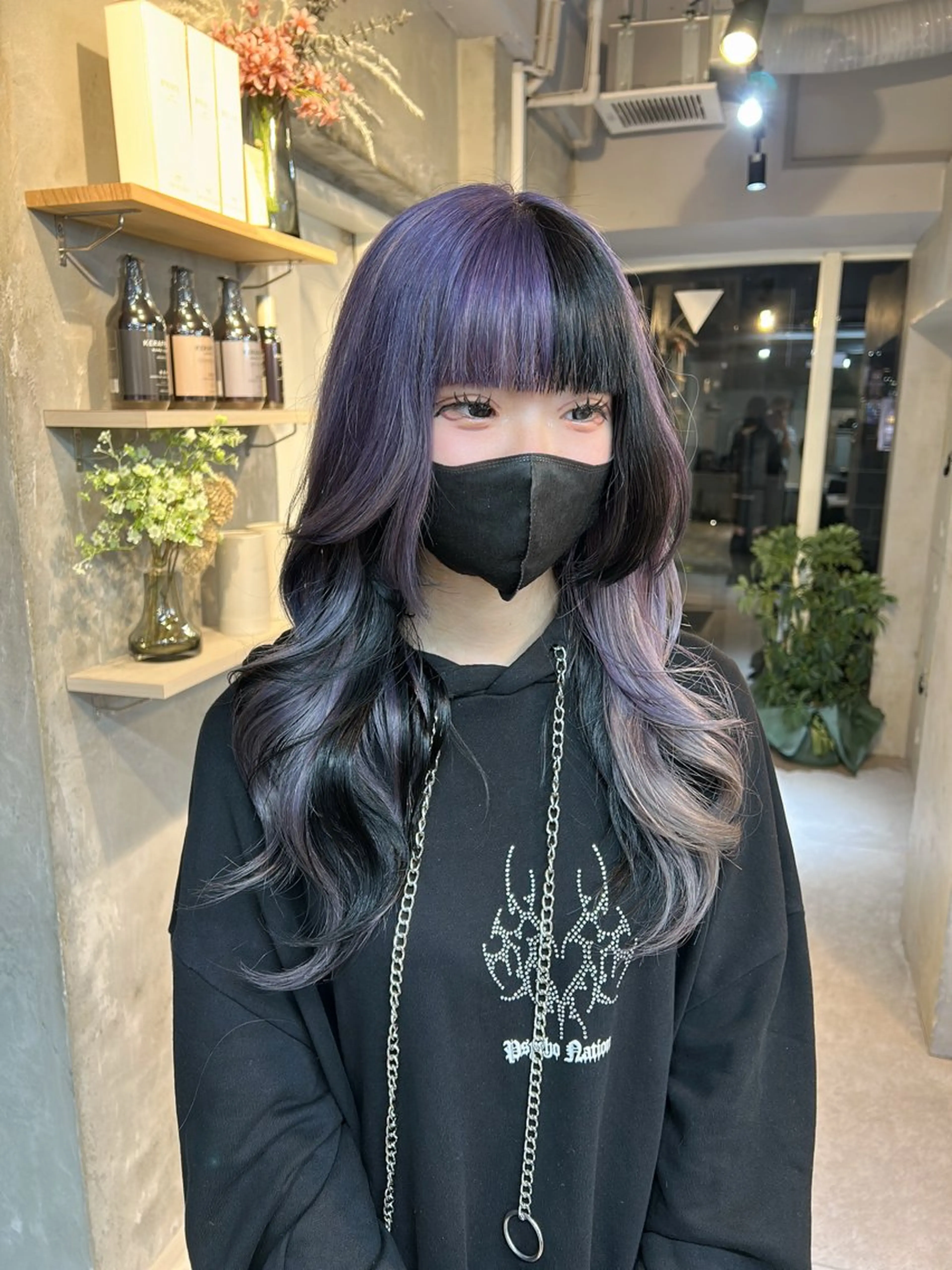 ロング カラー ヘアカラー トリートメント 心斎橋ヘアカラー 海外ﾚｲﾔｰ/マリナのヘアスタイル