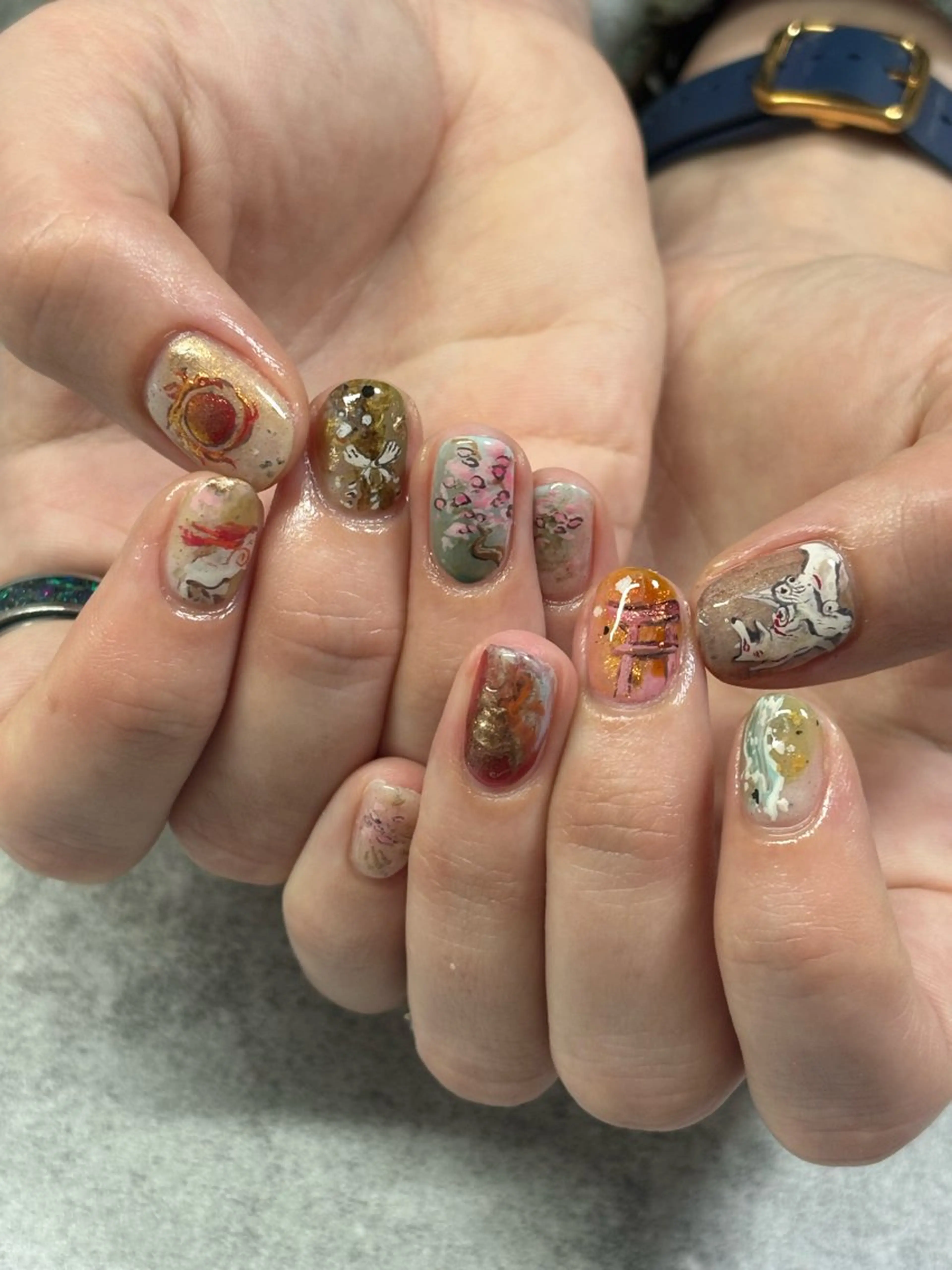 ネイル ハンドネイル FIORITURA Maikoのネイルデザイン