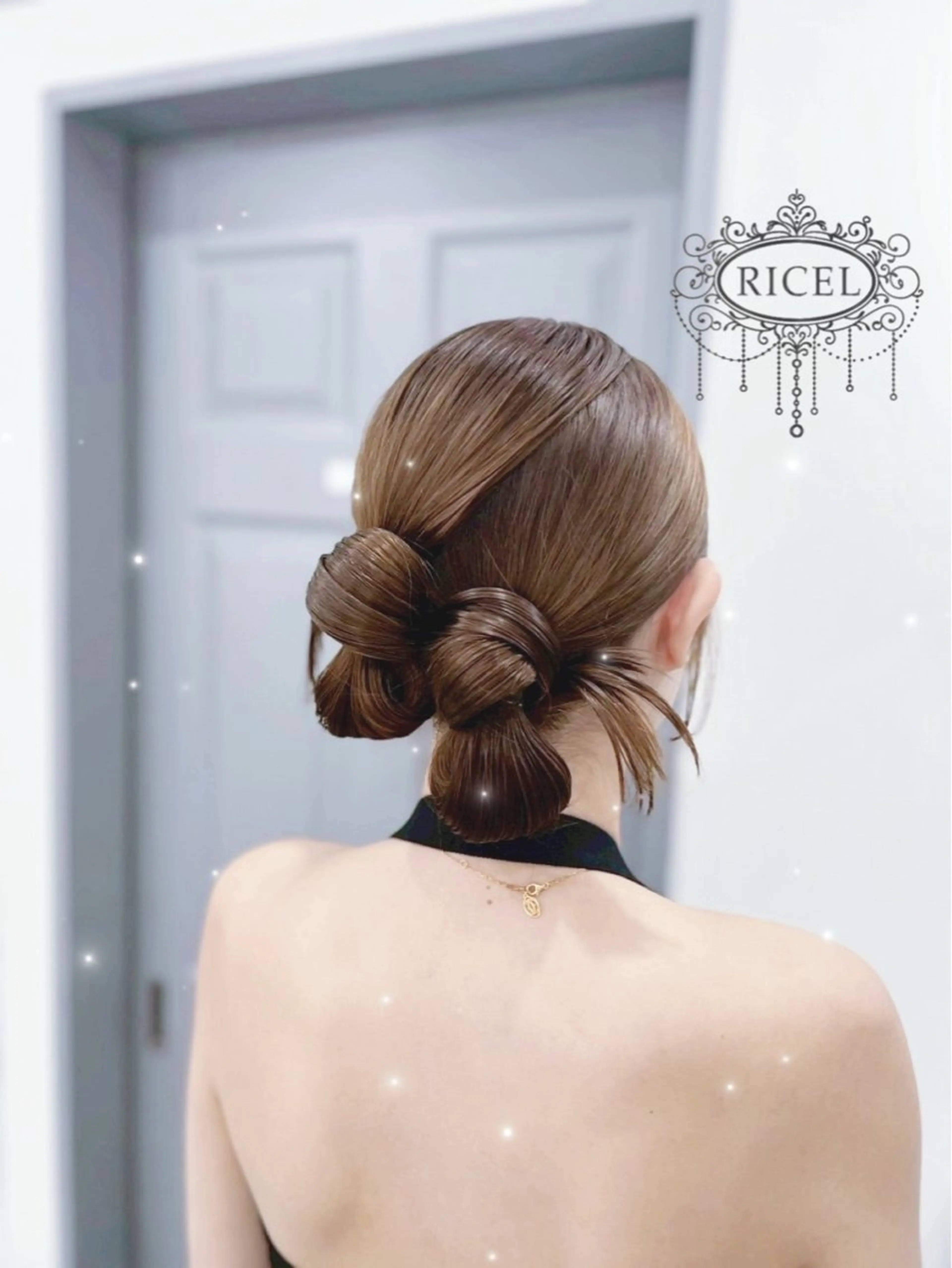 セミロング ヘアアレンジ RICEL 原宿店のマツエク・マツパデザイン