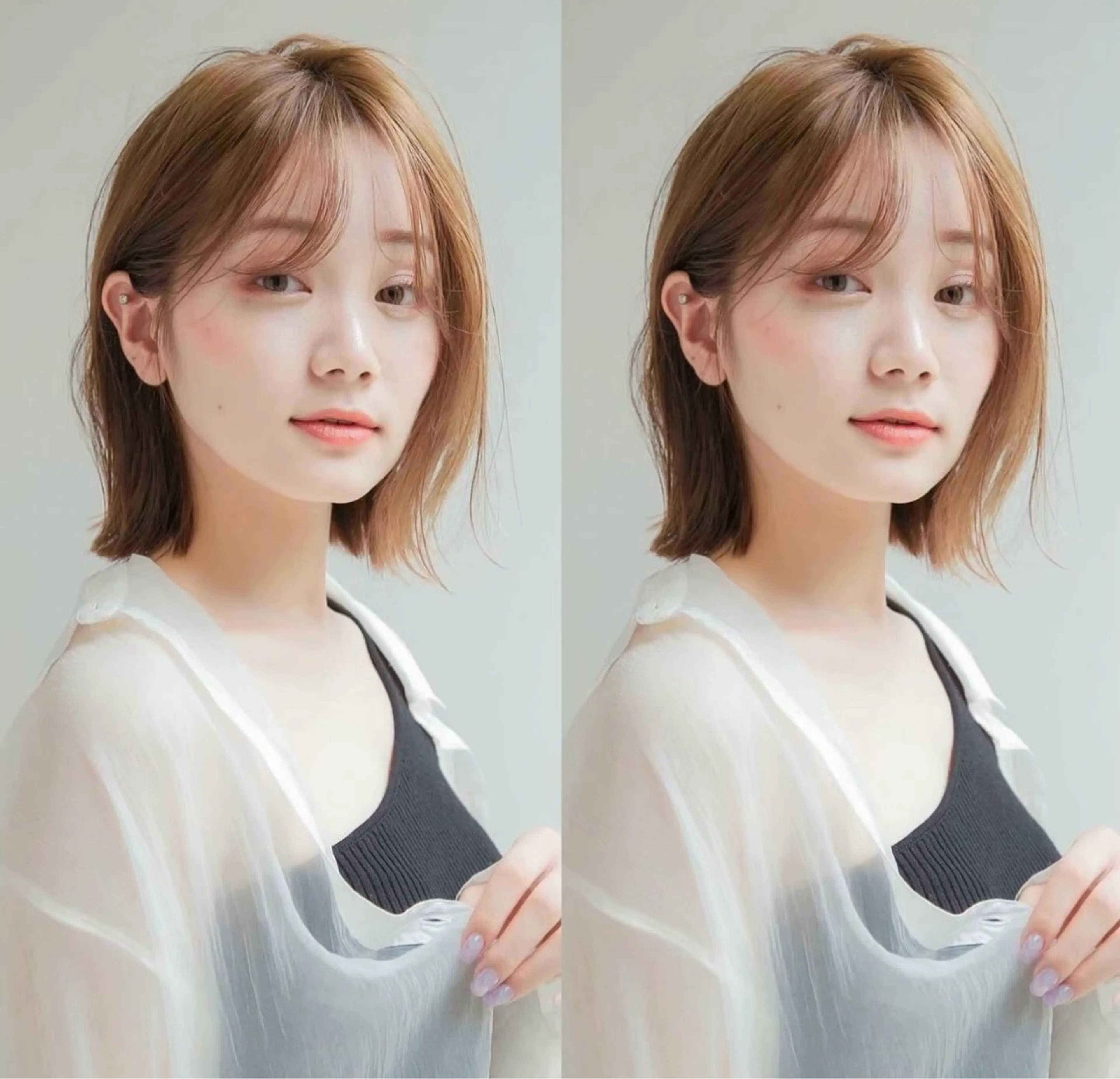 ミディアム 🎀ボブ/レイヤー /銀座/Emaのヘアスタイル