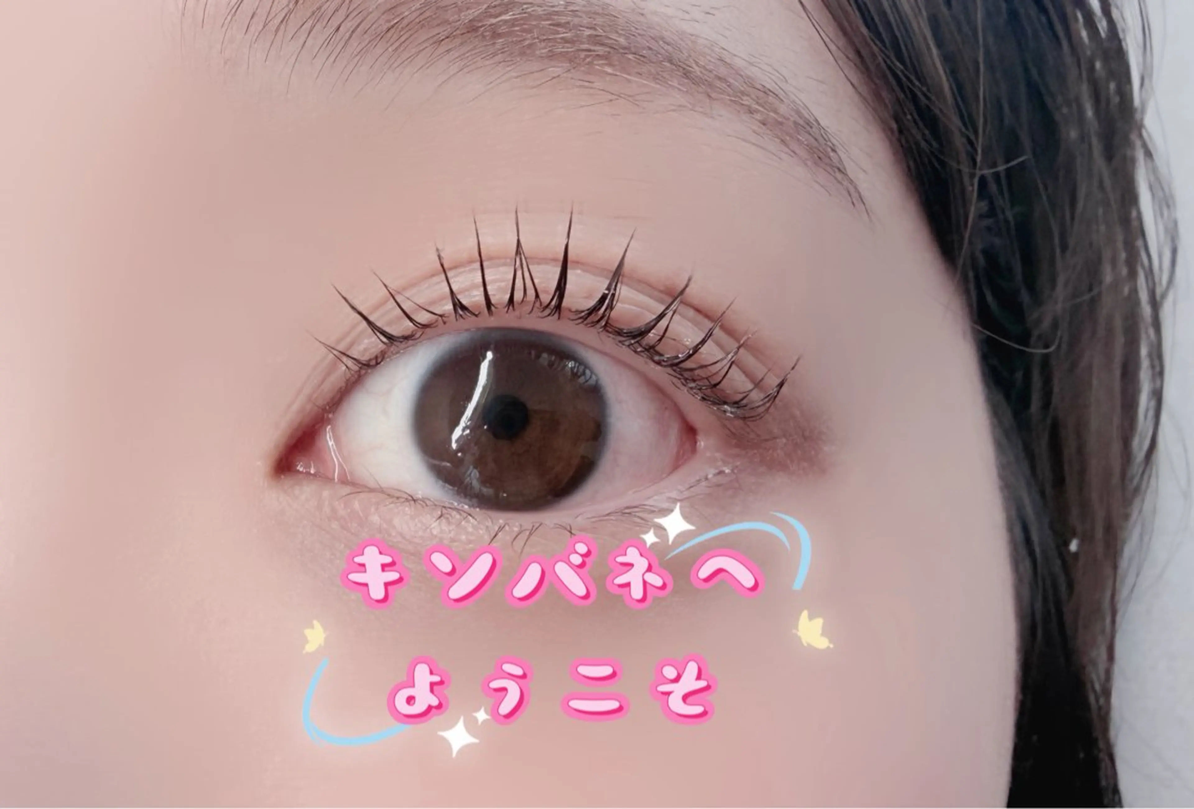 マツエク・マツパ 韓国風マツエク パリジェンヌラッシュリフト まつげパーマ 下まつげエクステ 一重×まつ毛パーマ マツパ キンバネ・サロン 高田馬場店のマツエク・マツパデザイン