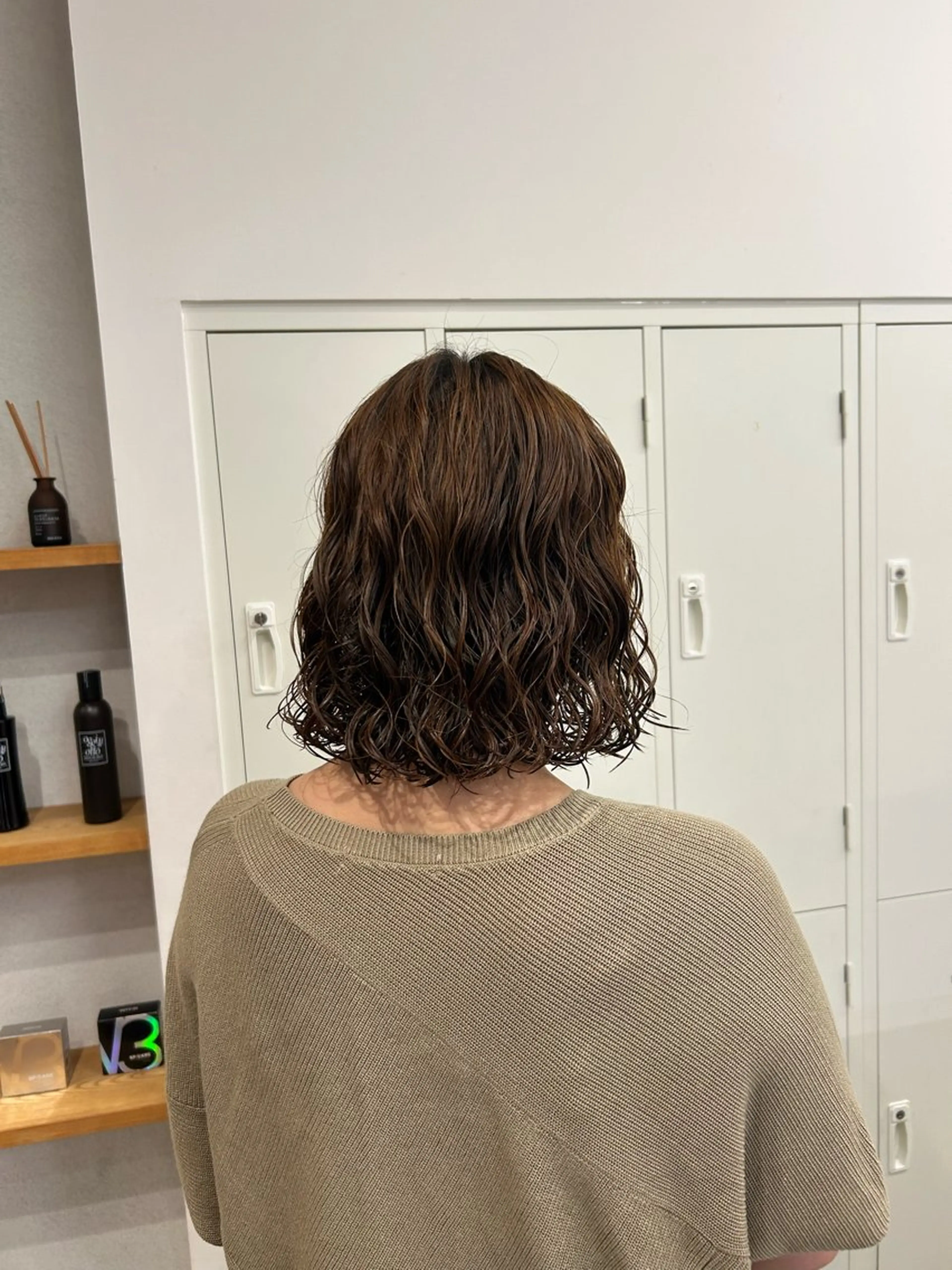 ミディアム ミディアムパーマ Hikari / melt京橋のヘアスタイル