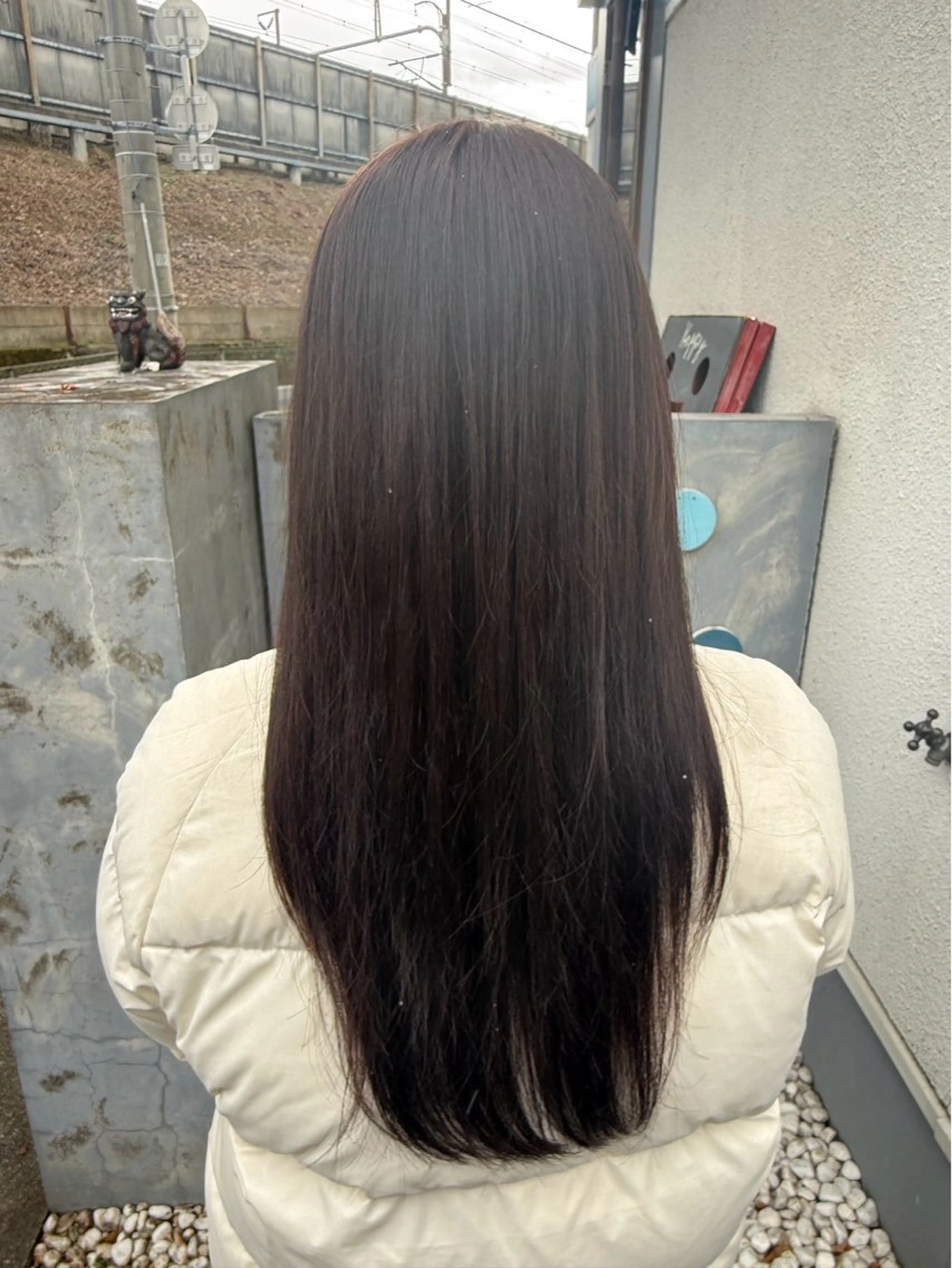 ロング カラー ヘアカラー 足立 芹音のヘアスタイル