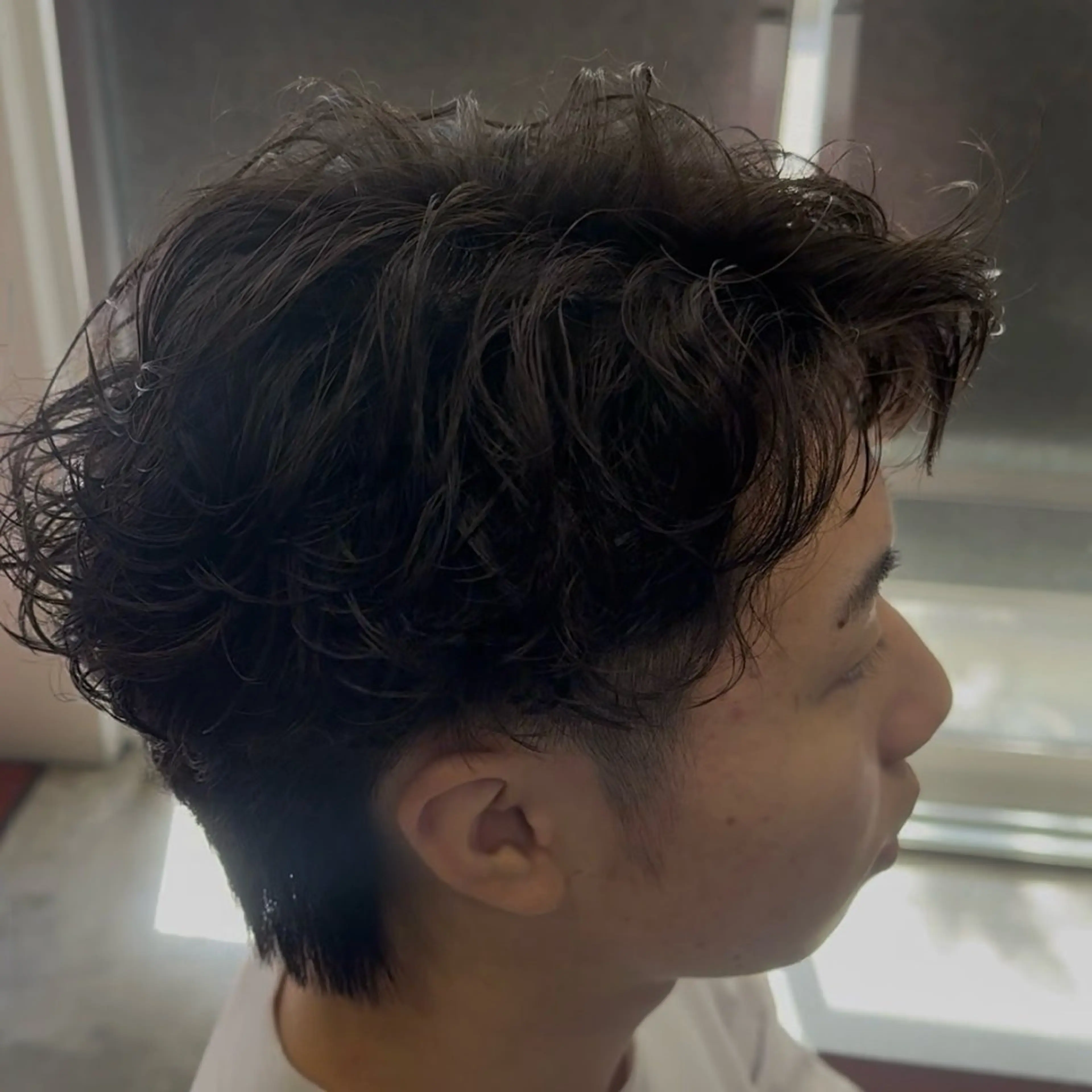 パーマ メンズ メンズパーマ シャドーパーマ カット パーマ スペインカール/ サーフカール/RYUのヘアスタイル