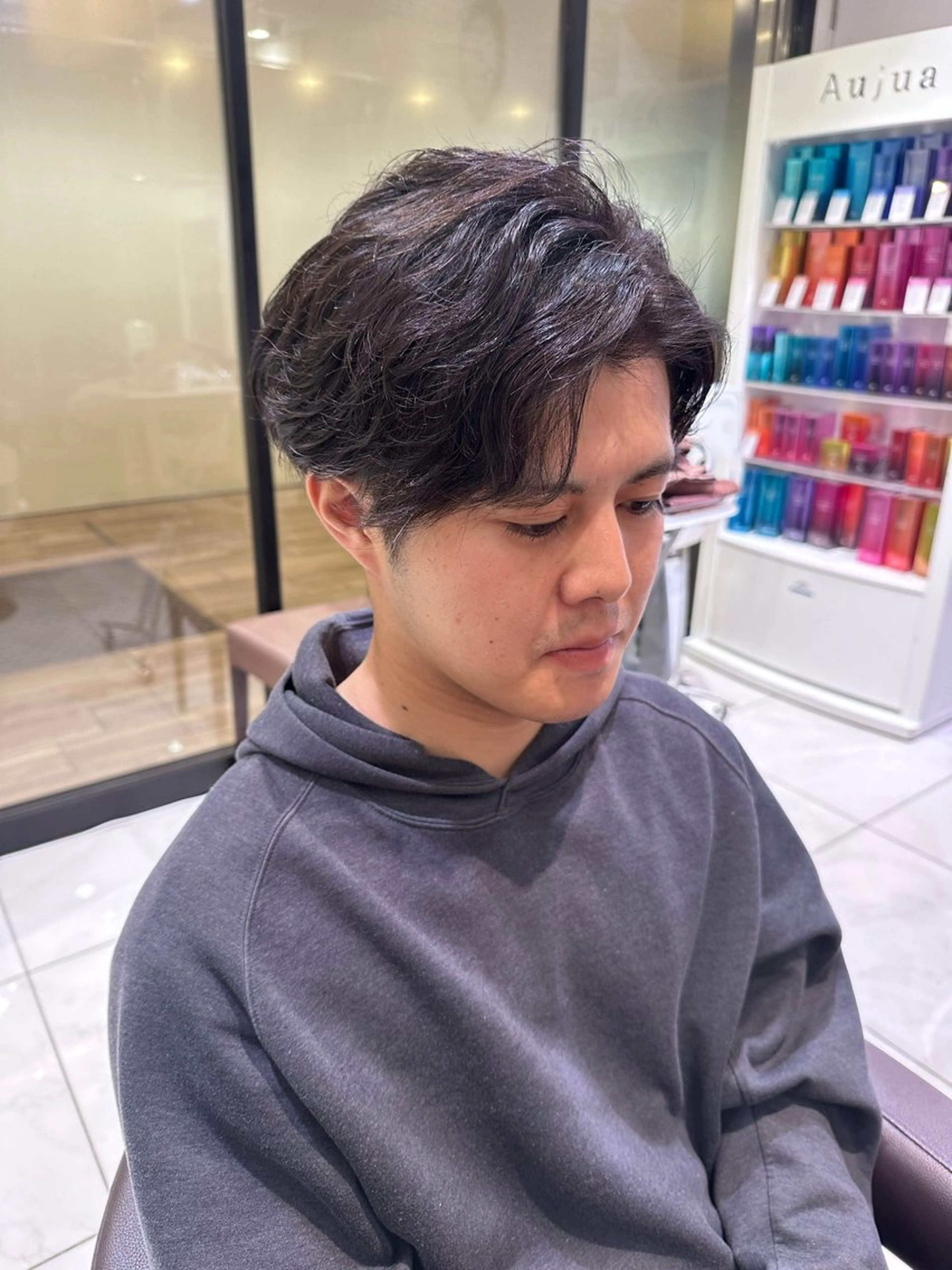 パーマ メンズ ヘアセット/メンズ パーマChihoのヘアスタイル