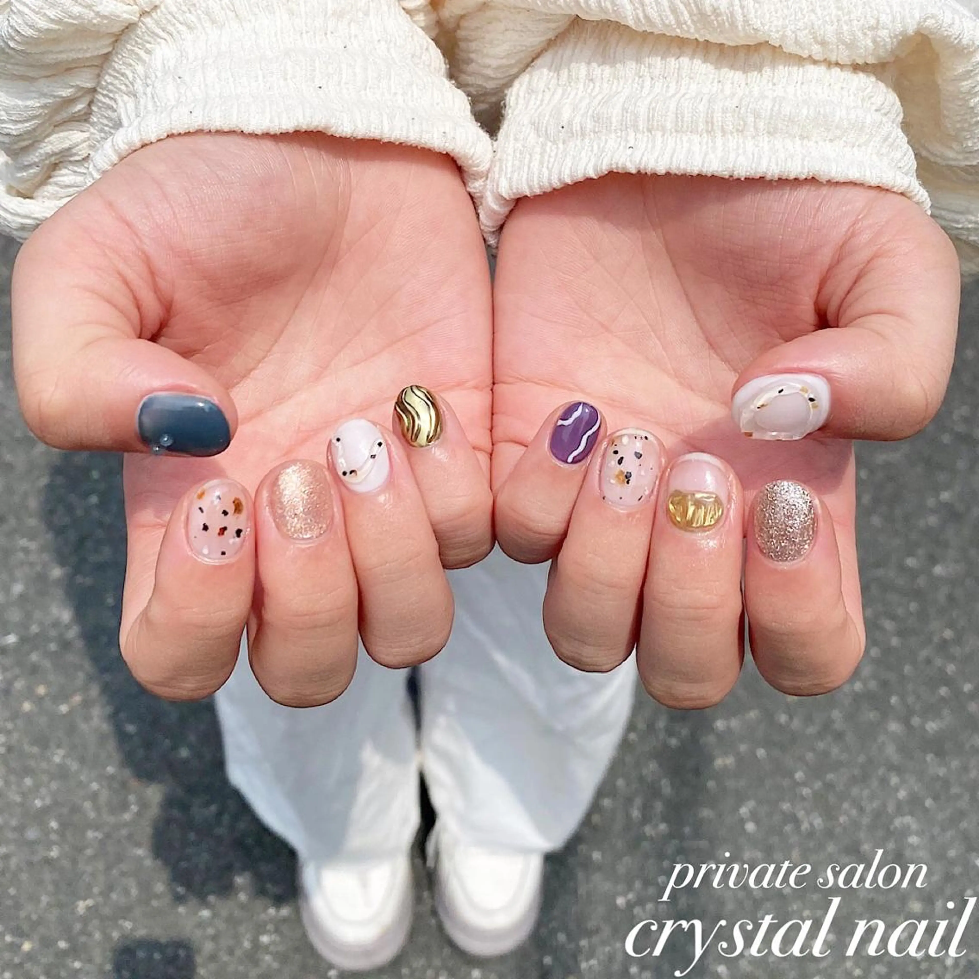 ネイル Crystal Nailのネイルデザイン