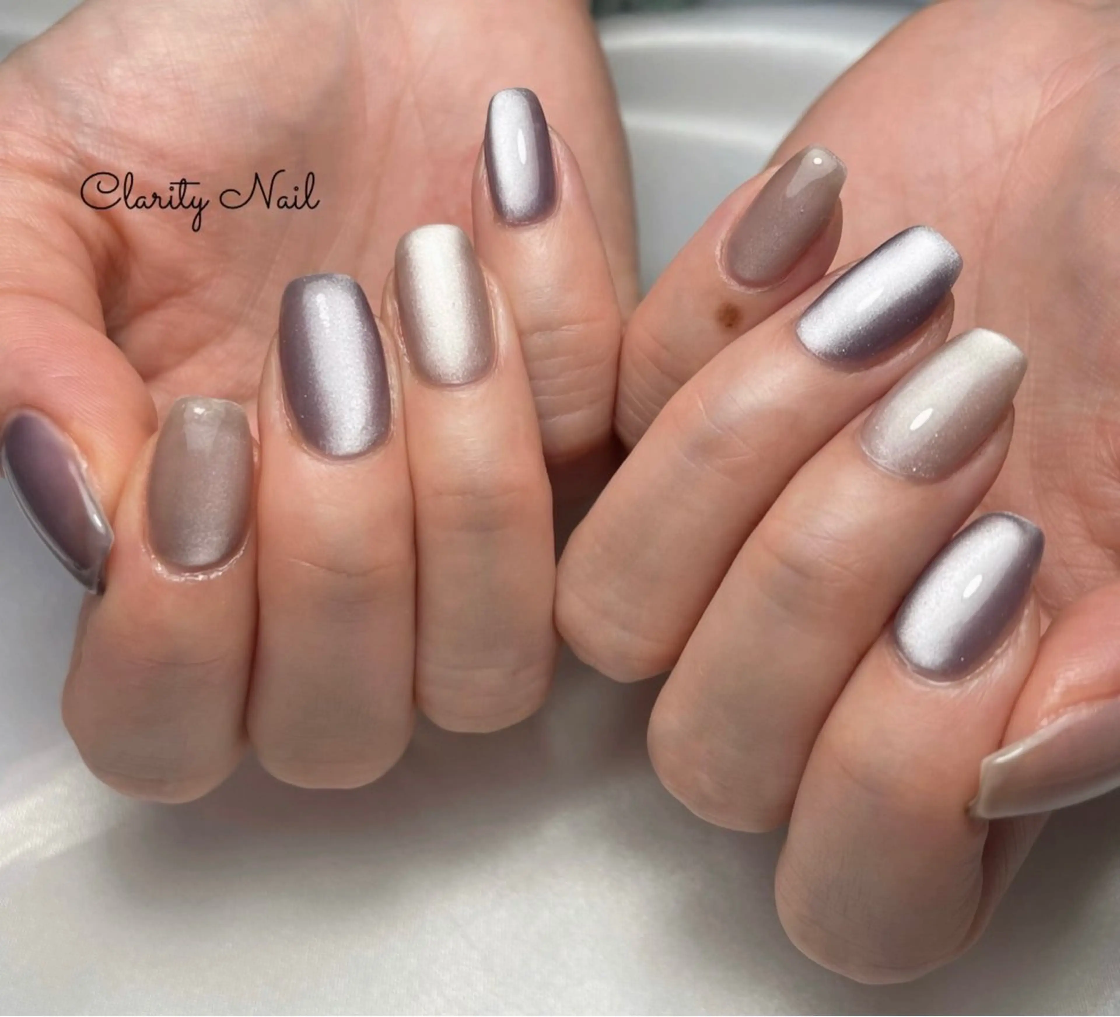 ネイル ワンカラーネイル ハンドネイル Clarity Nailのネイルデザイン