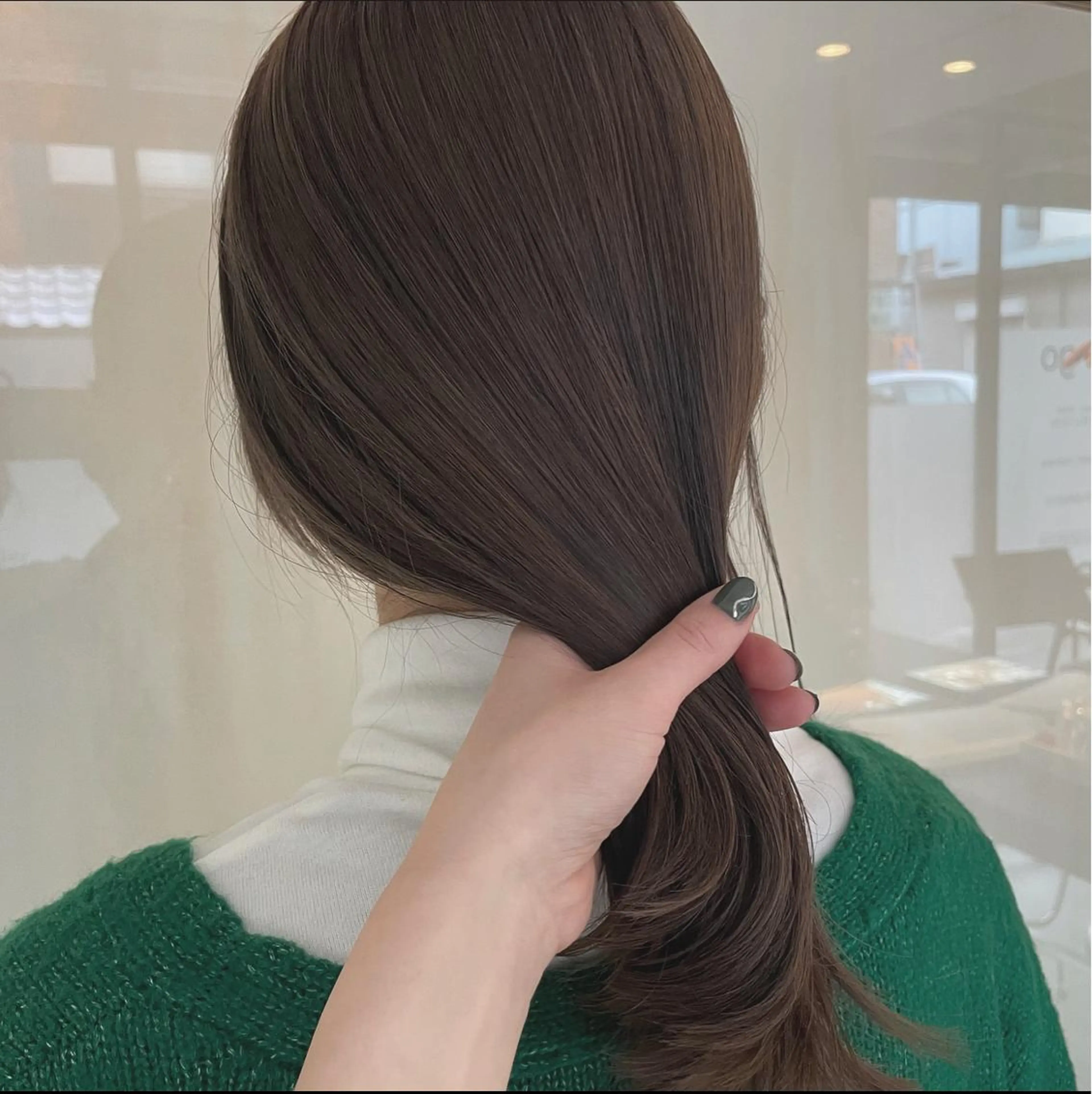 ミディアム カラー 和田 真由子のヘアスタイル