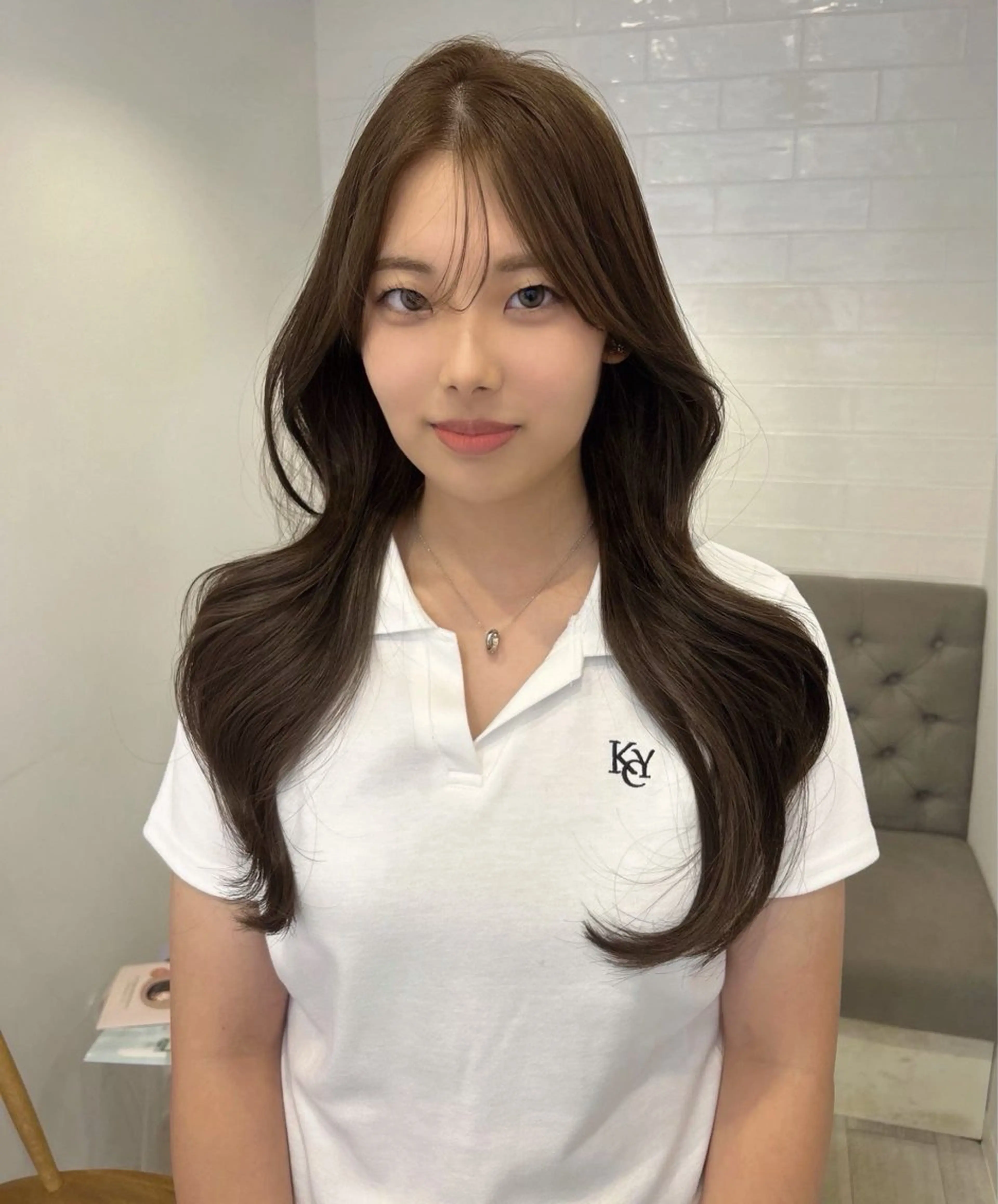 ロング 草野ゆずき⌇縮毛矯正 ⌇Wカラー⌇レイヤーのヘアスタイル