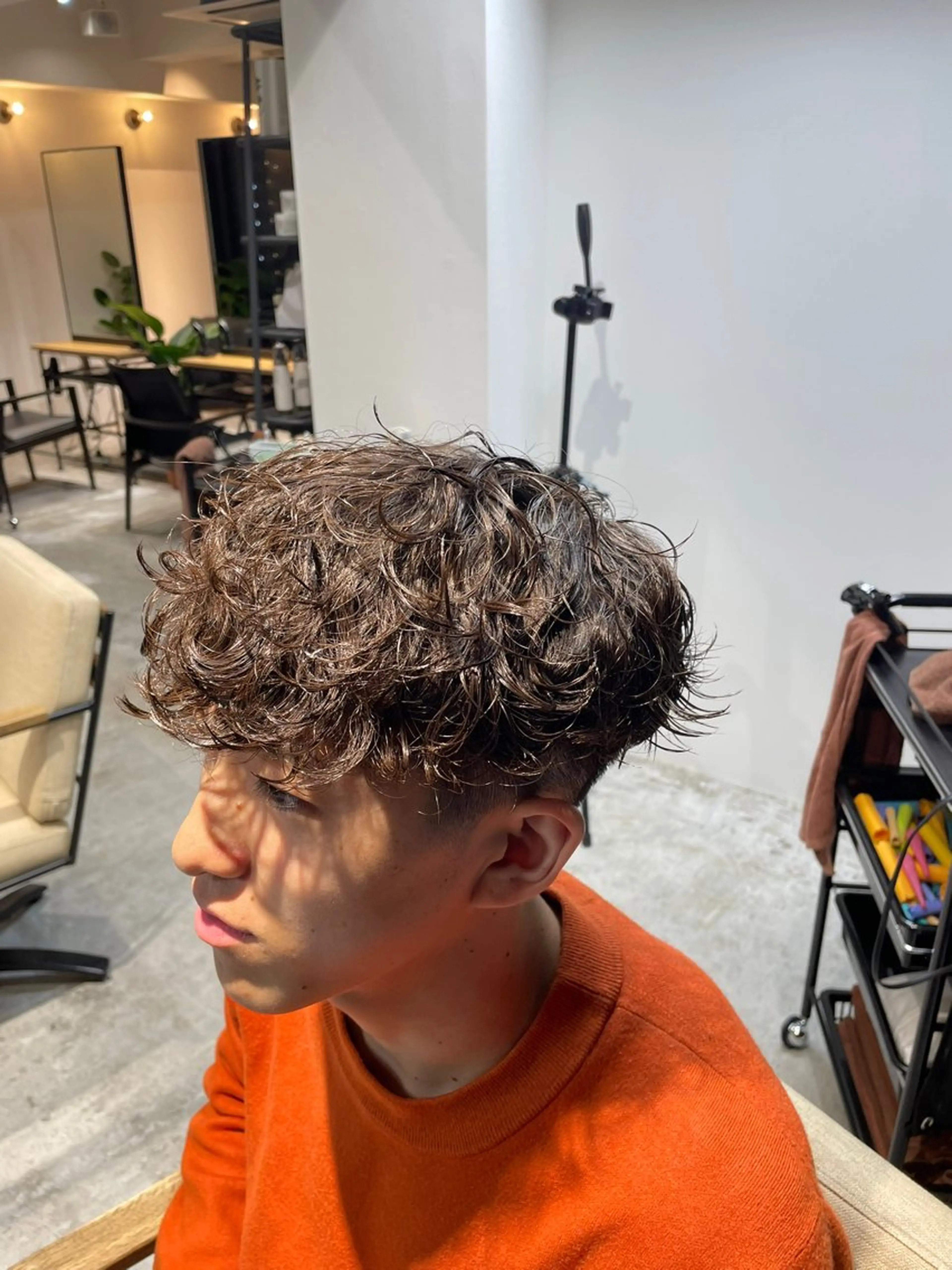 ショート メンズパーマ梅田 ・川副史晶のヘアスタイル