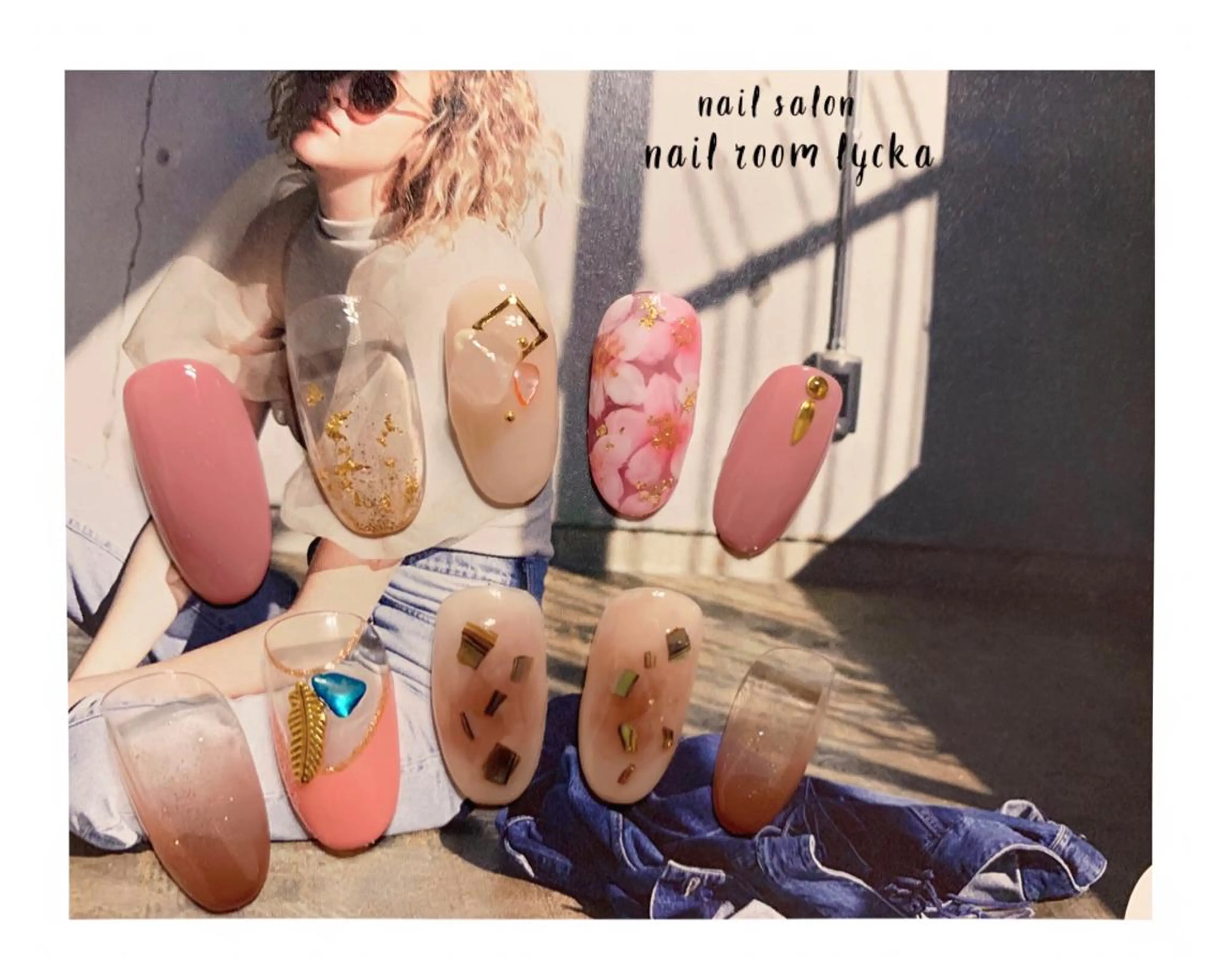 ネイル ﾈｲﾙﾙｰﾑﾘｯｶ 𝐦𝐚𝐲𝐮のネイルデザイン