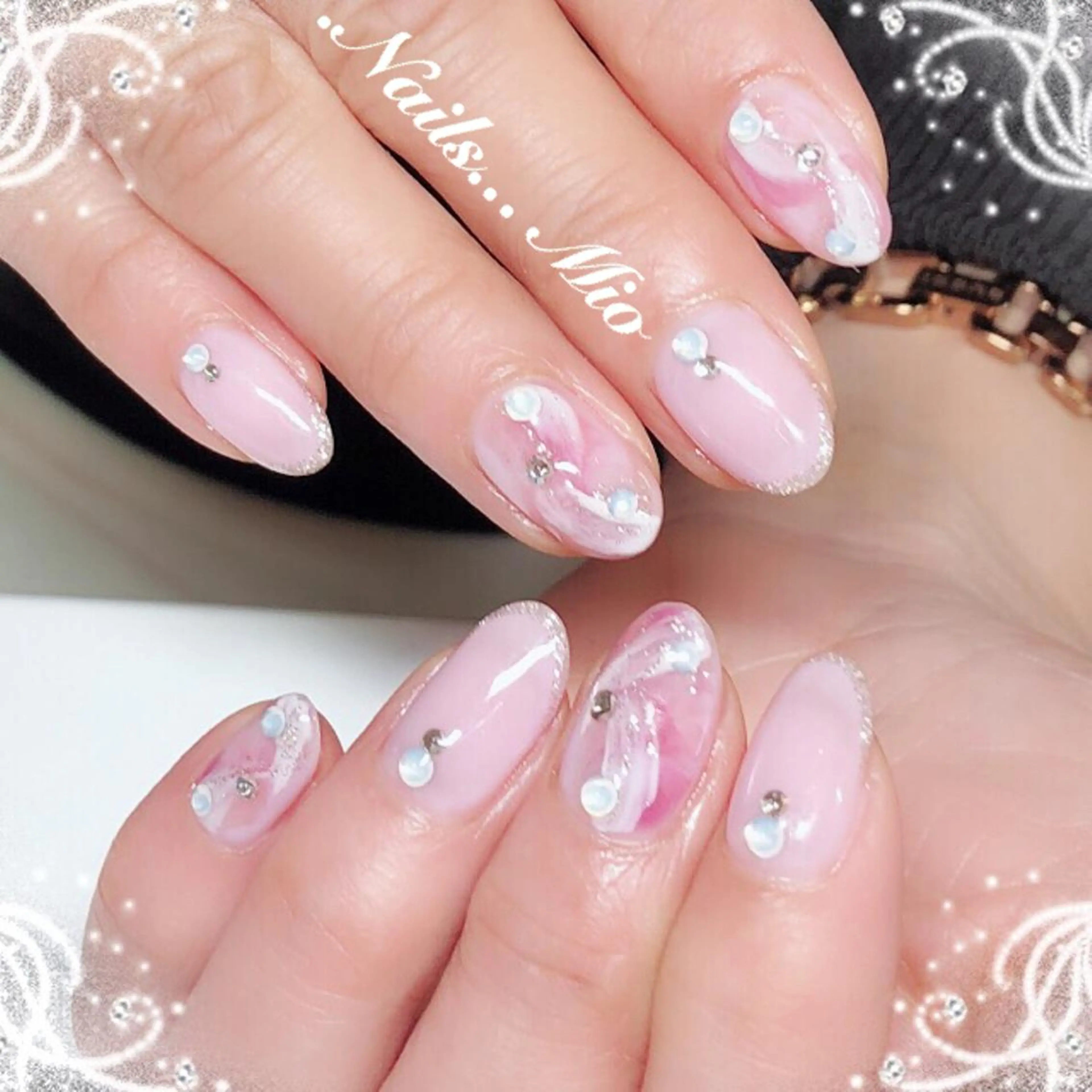 ネイル 入学式 卒業式 .Nails Mio 赤羽西ネイルサロンのネイルデザイン
