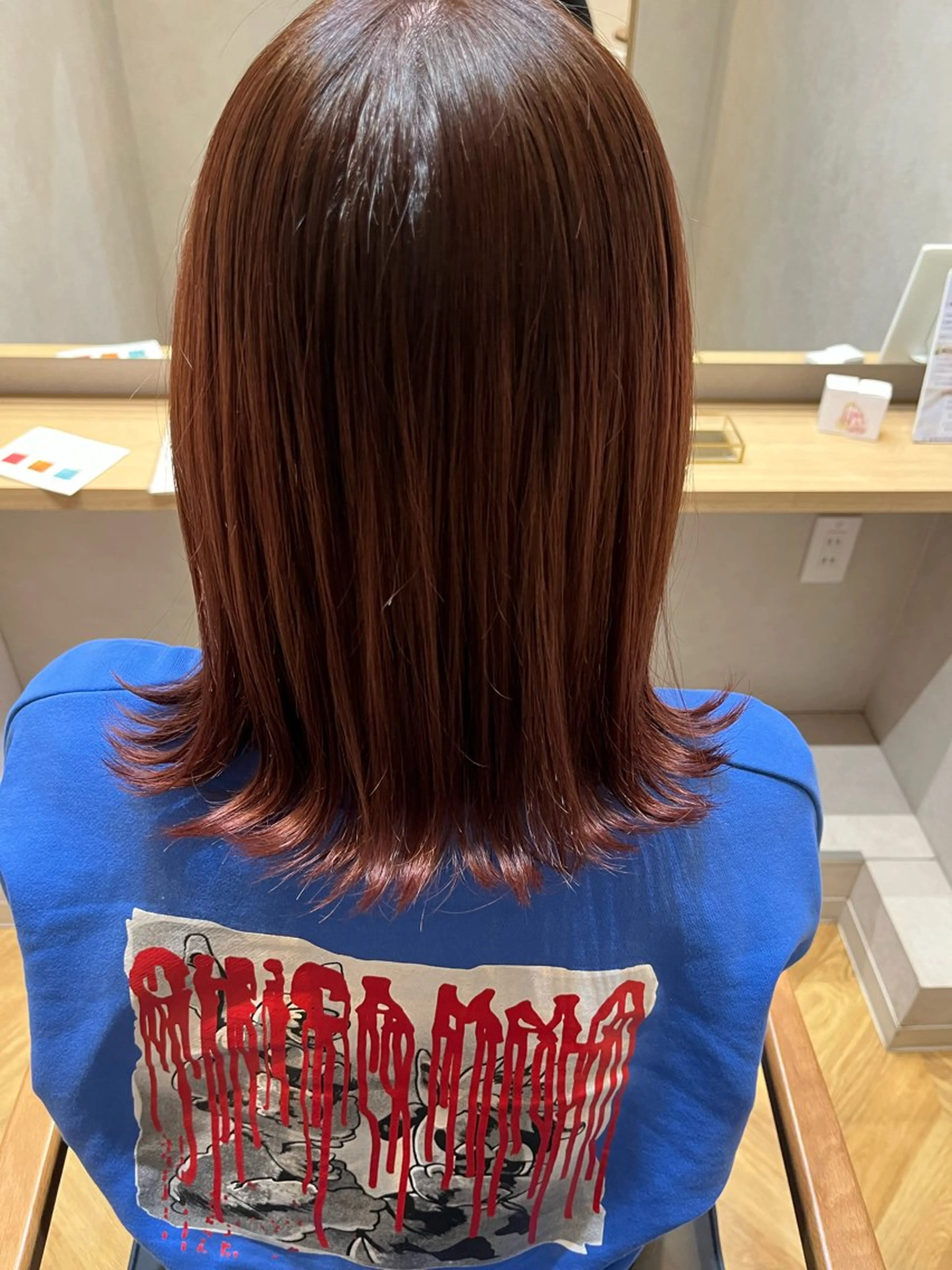 ミディアム カラー 💜N°大分💜 三浦のヘアスタイル