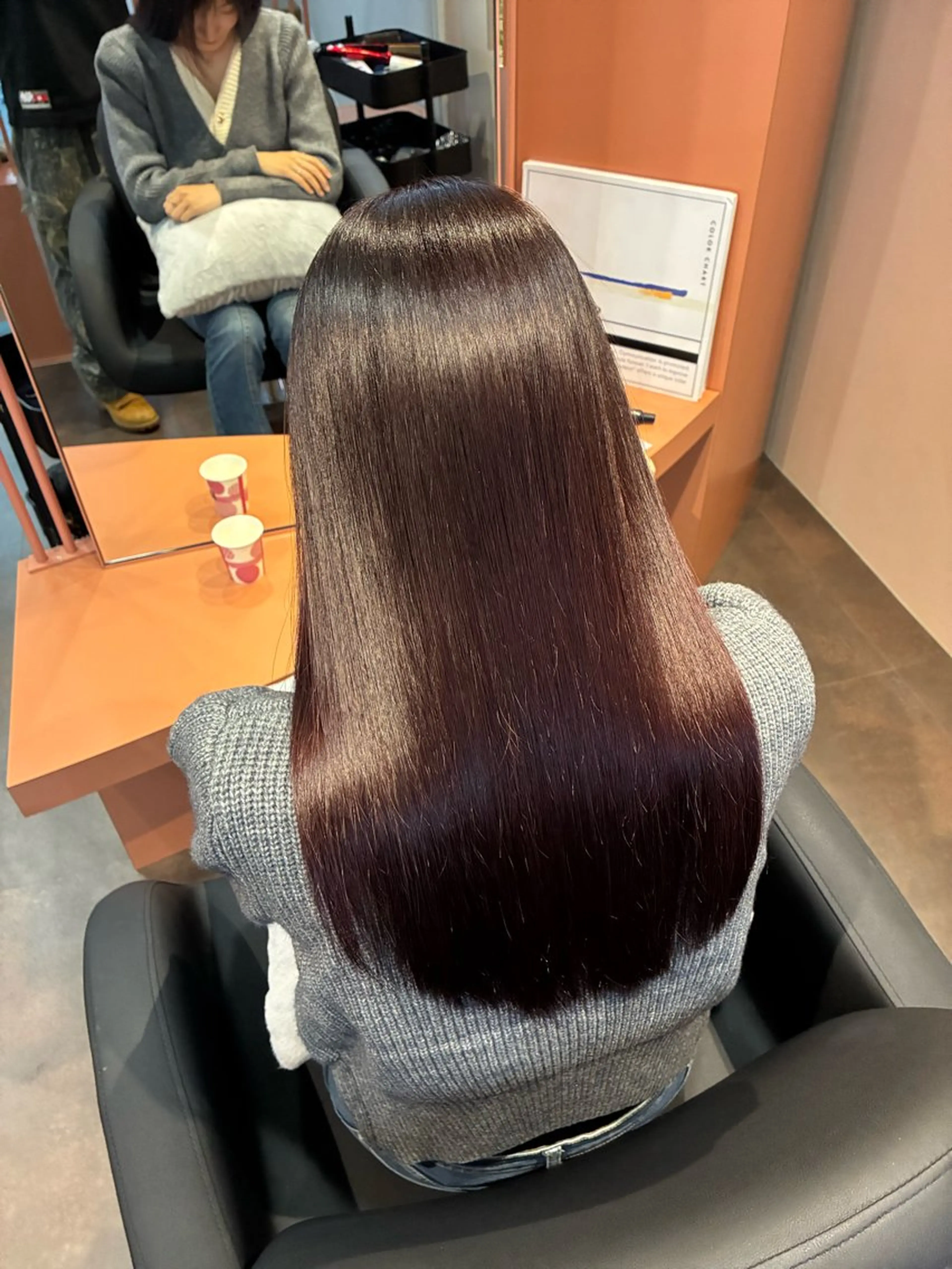 ロング カラー ブリーチ ブリーチなしカラー 「似合わせ/髪質改善 《ワタル》」のヘアスタイル