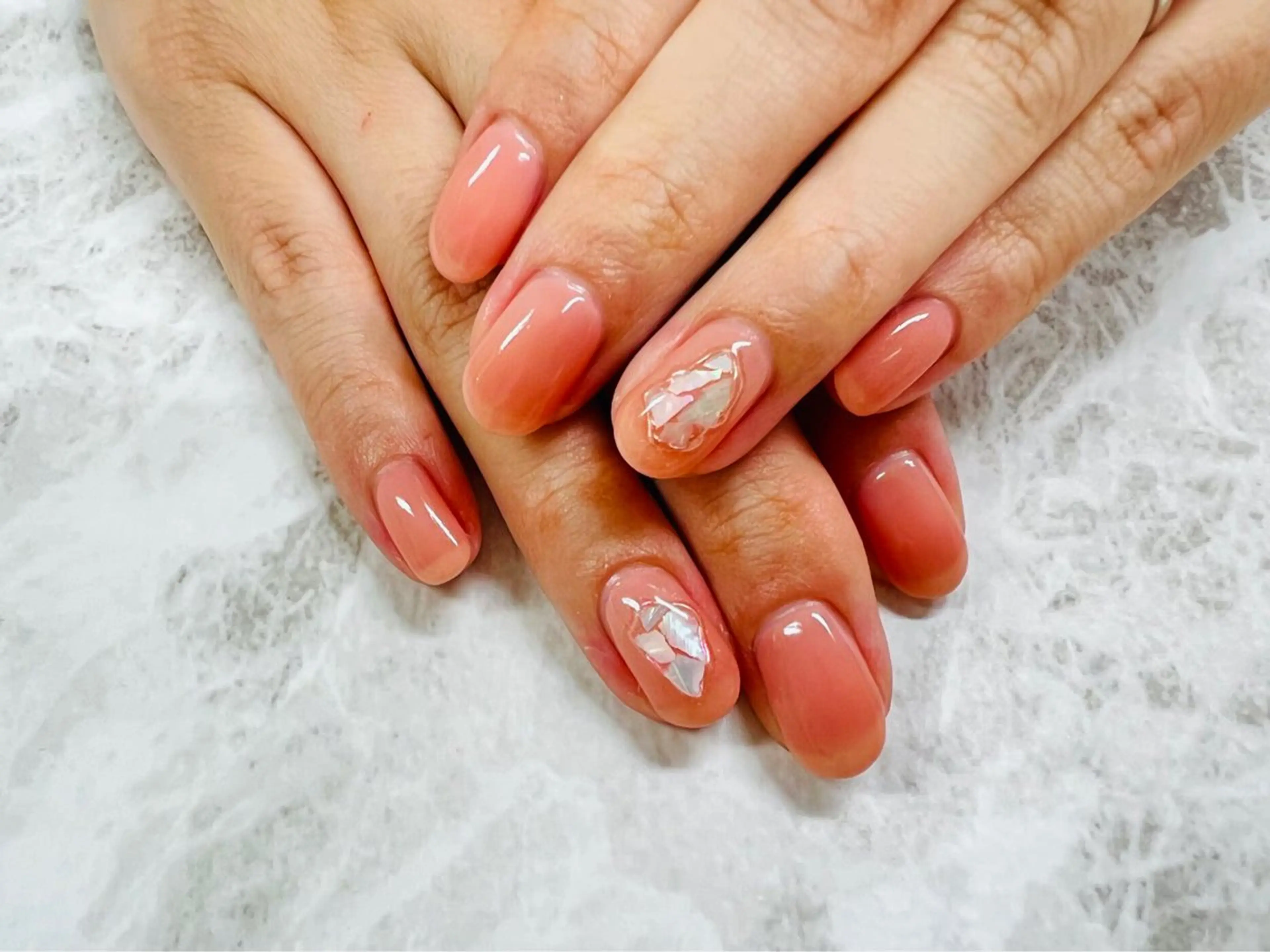 ネイル Ocean nail パラジェル 取扱い店のネイルデザイン