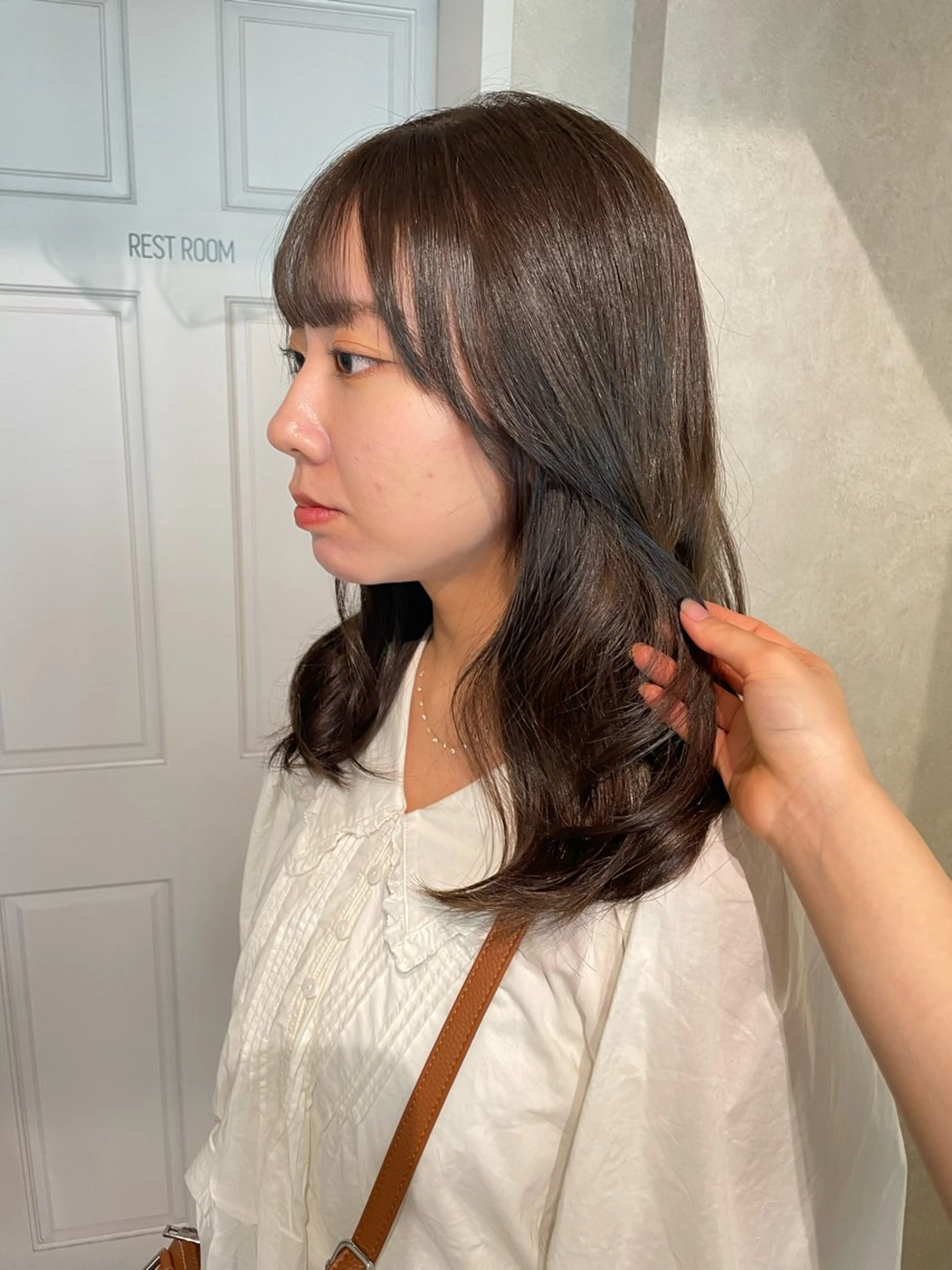 ミディアム カラー カット ヘアカラー ナチュラル透明感🌱 小山美樹子のヘアスタイル