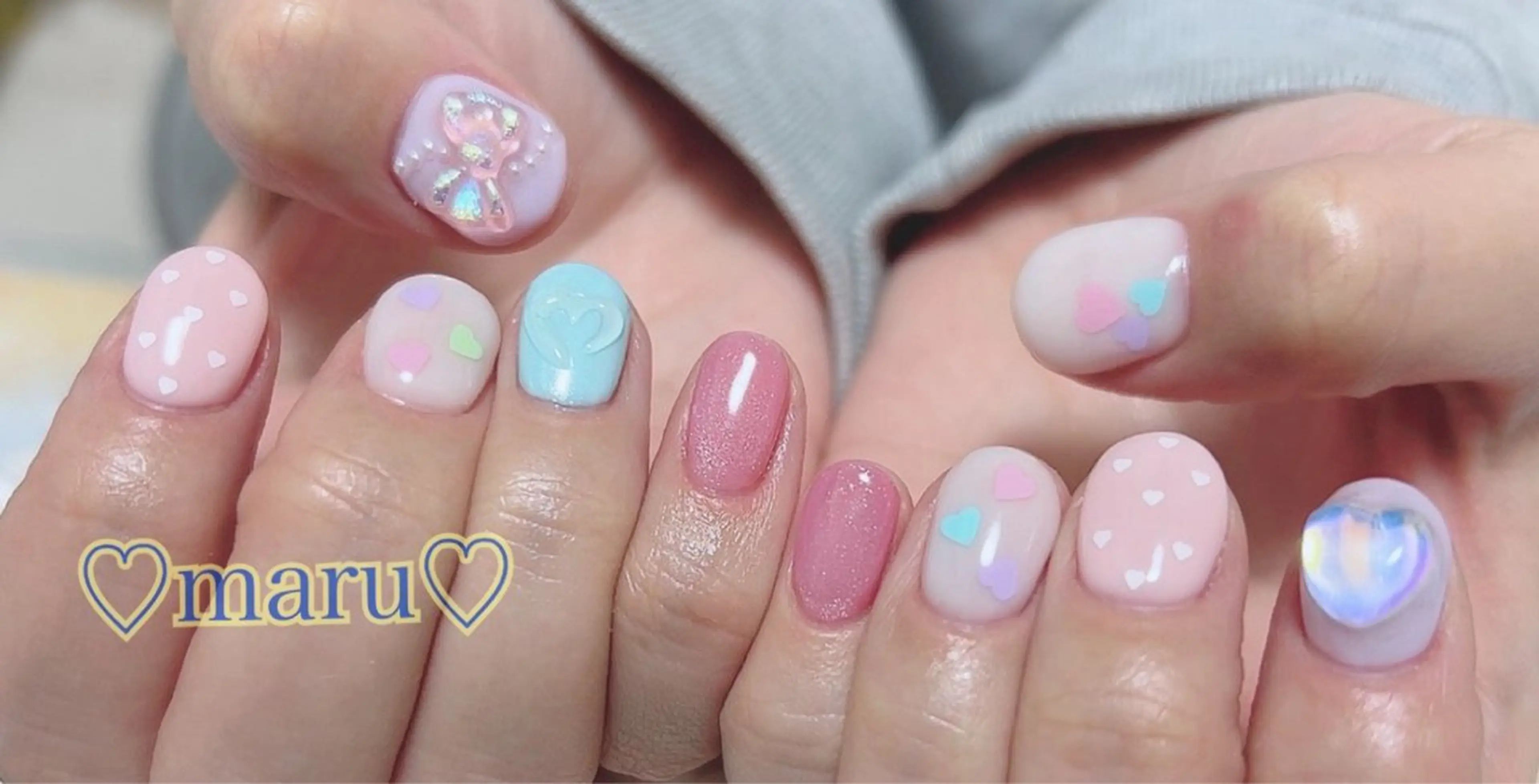 ネイル ハンドネイル フットネイル まるみ♡7/1〜値上 げ致します(>_<)のその他イメージ
