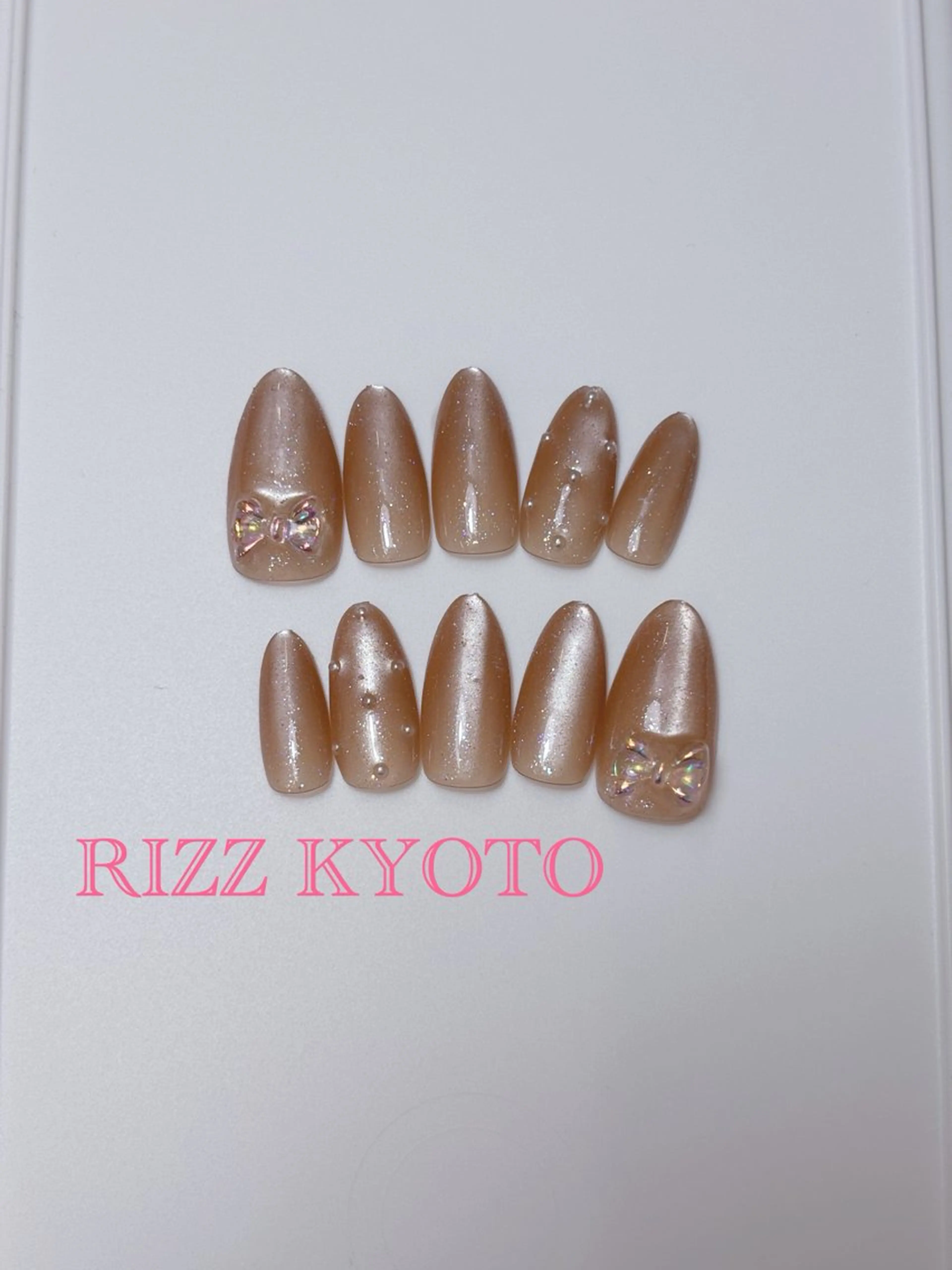 ネイル ネイルチップ ハンドネイル RIZZ KYOTO ゆうのネイルデザイン