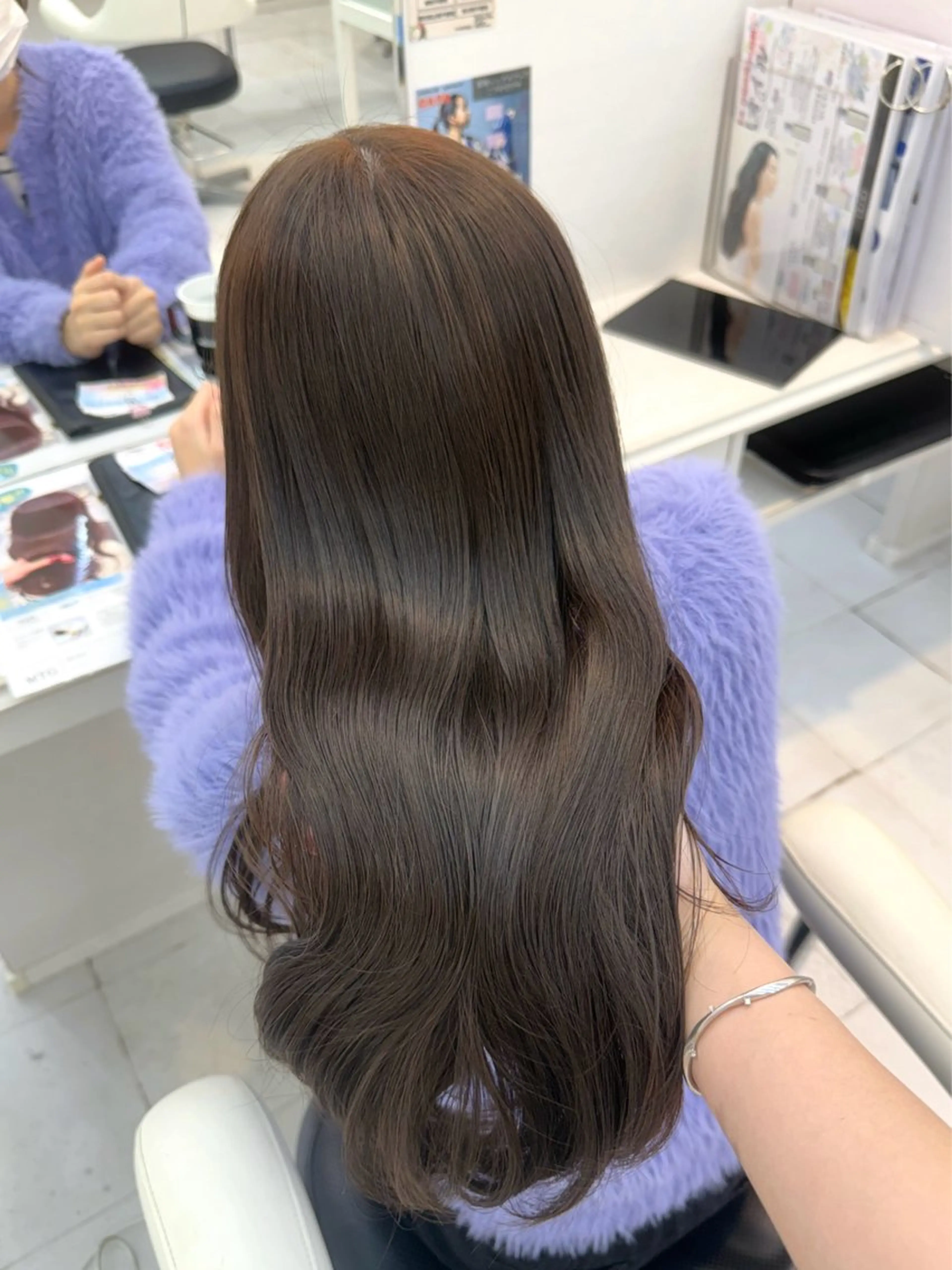 ロング カット ヘアカラー トリートメント すずき なつき🌙のヘアスタイル