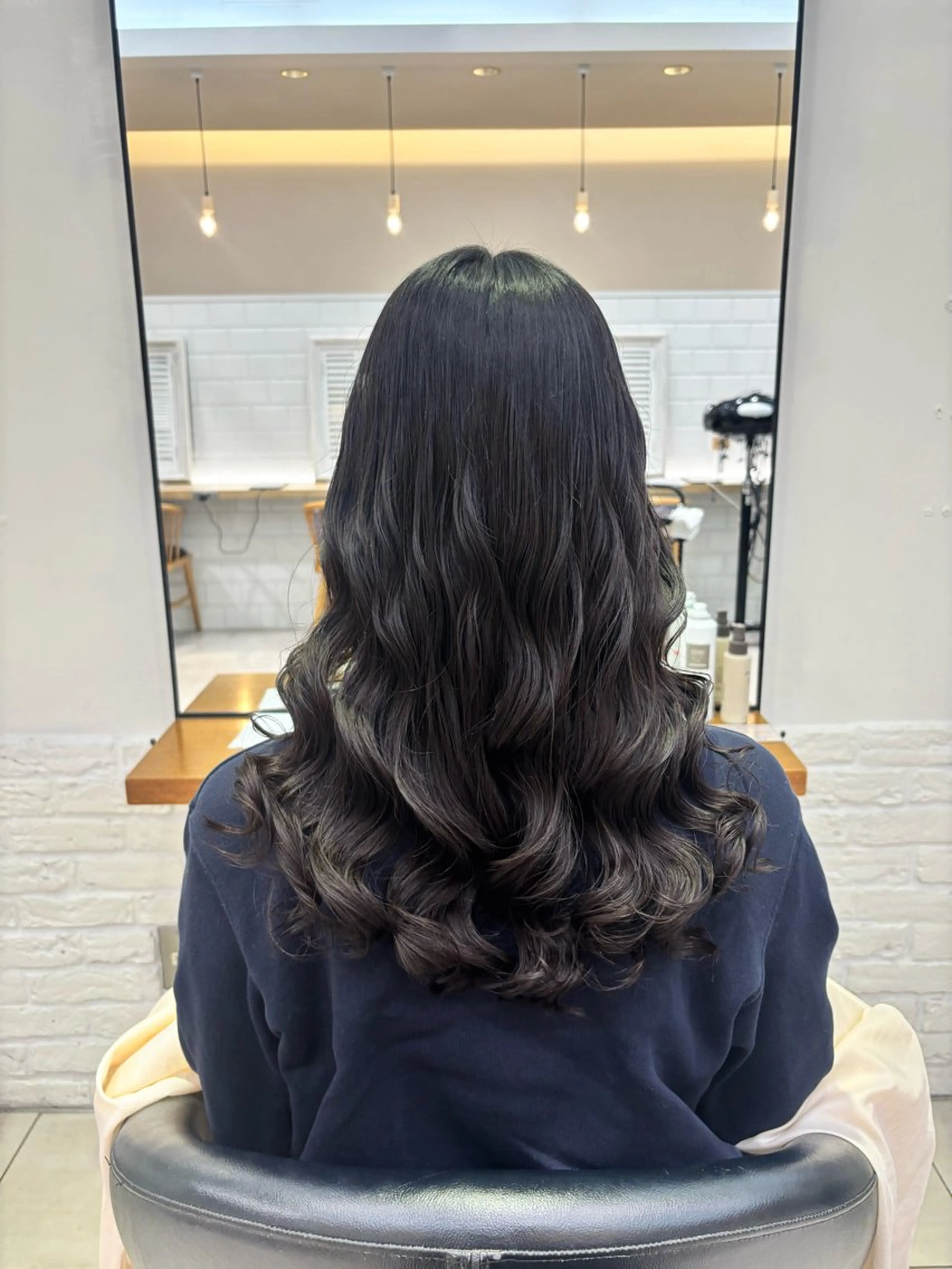 ロング コテ巻き風パーマ🫧 麻尋のヘアスタイル